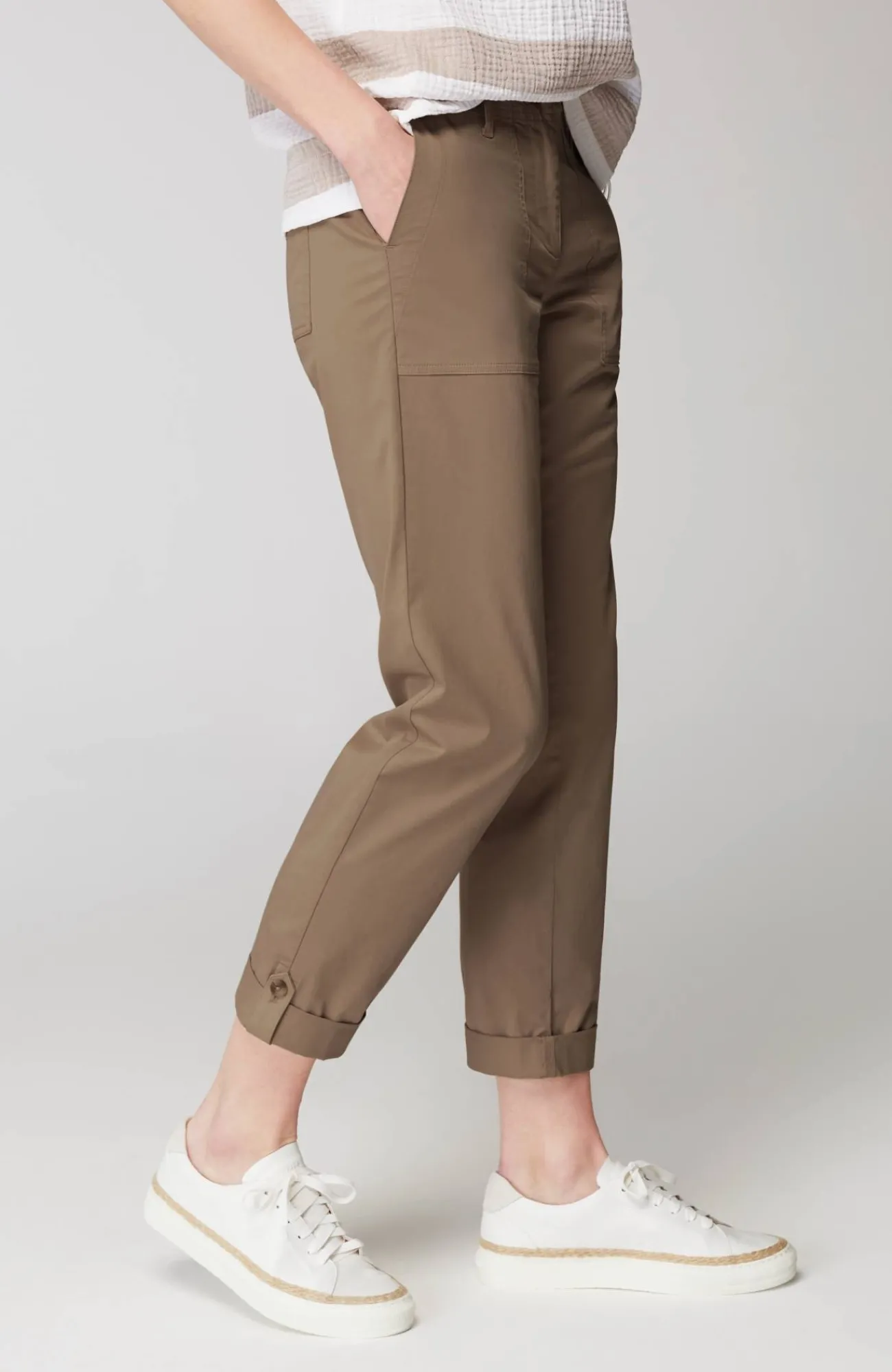 J.Jill Pima-Stretch Straight-Leg Chino Pants Store