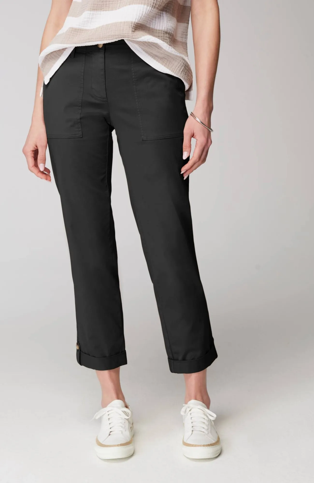 J.Jill Pima-Stretch Straight-Leg Chino Pants Store