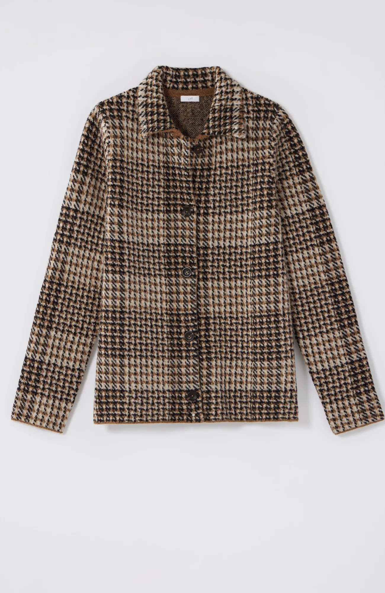 J.Jill Plaid Button-Front Sweater New