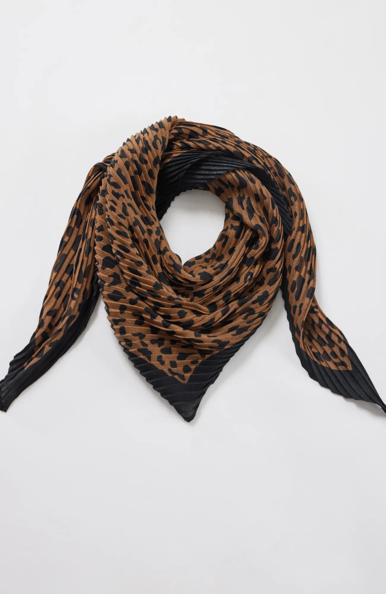 J.Jill Pleated Square Scarf Light Acorn Squash Multi Cheap