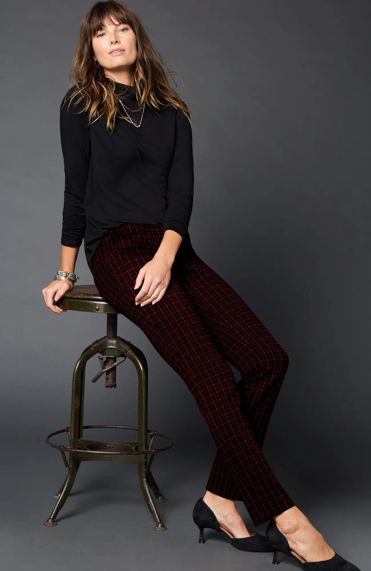 J.Jill Ponte Welt-Pockets Slim-Leg Pants Online