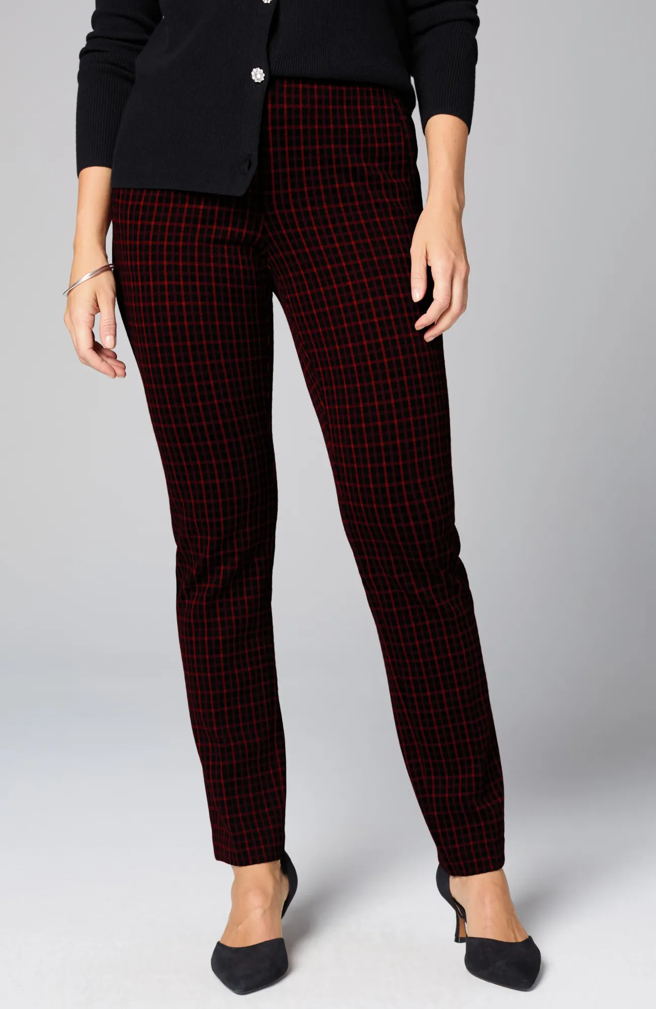 J.Jill Ponte Welt-Pockets Slim-Leg Pants Online