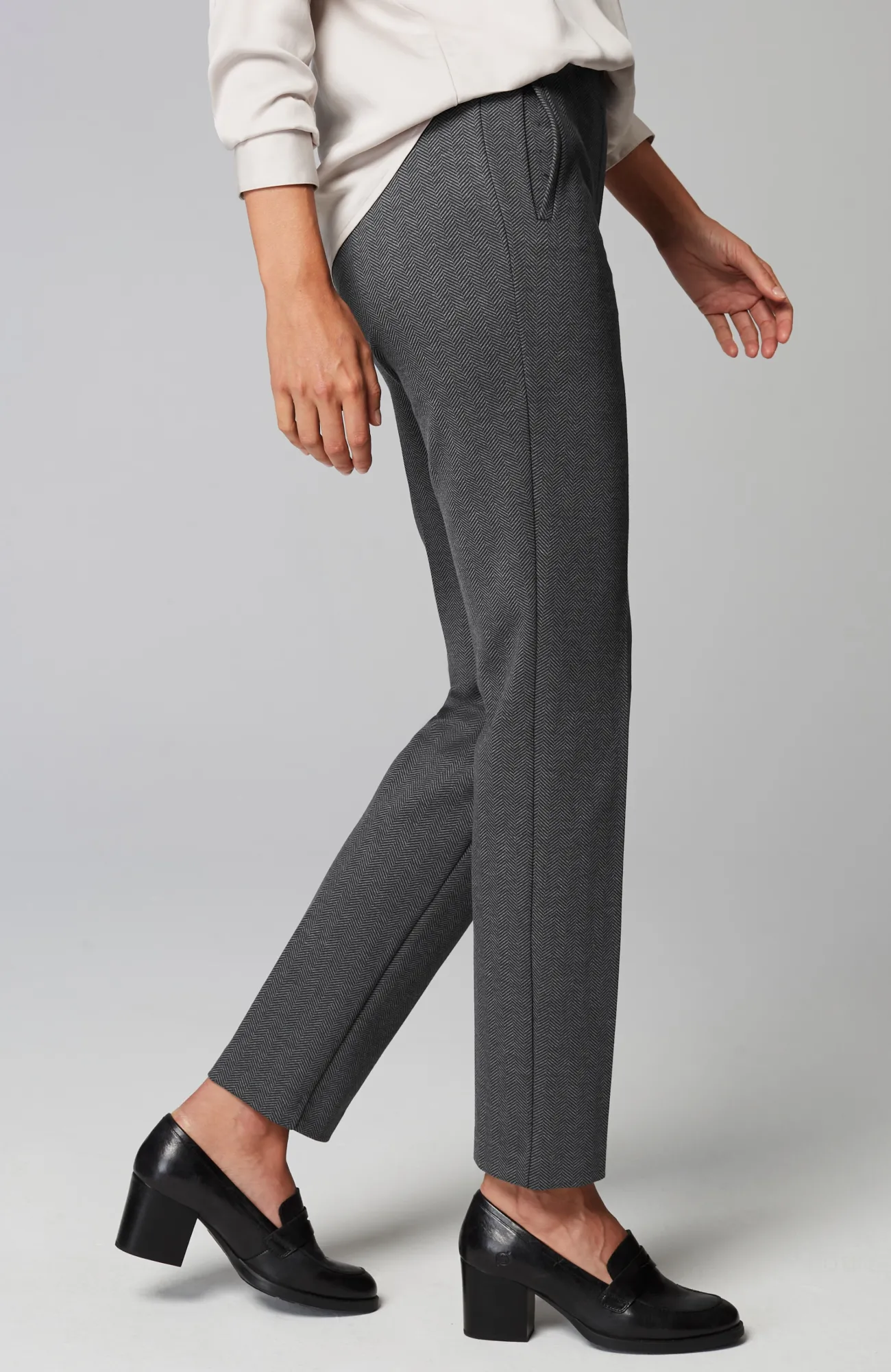 J.Jill Ponte Welt-Pockets Slim-Leg Pants Online