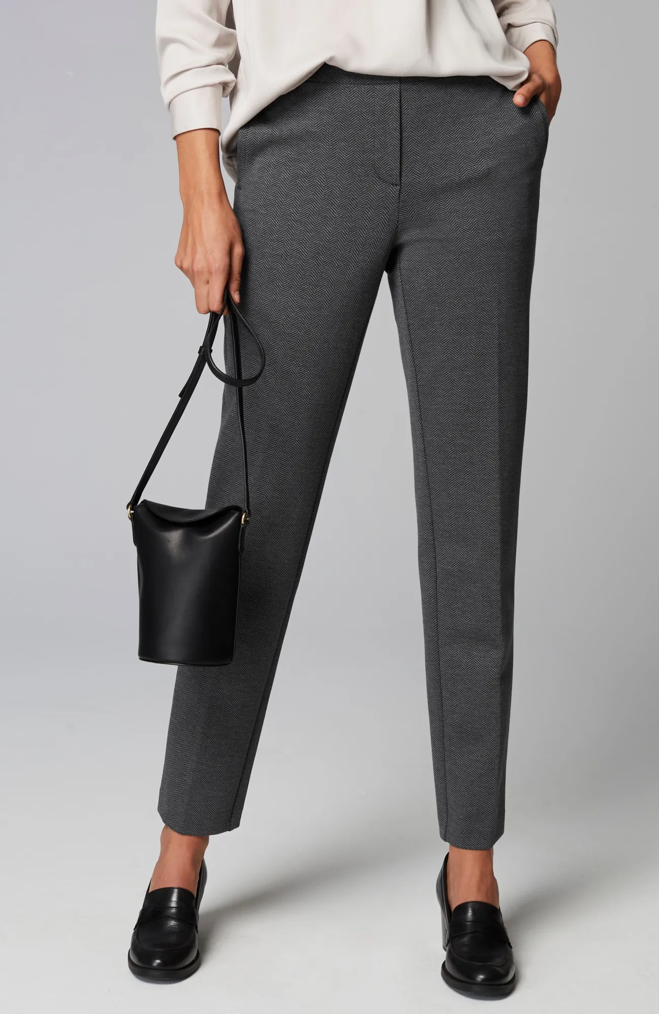 J.Jill Ponte Welt-Pockets Slim-Leg Pants Online