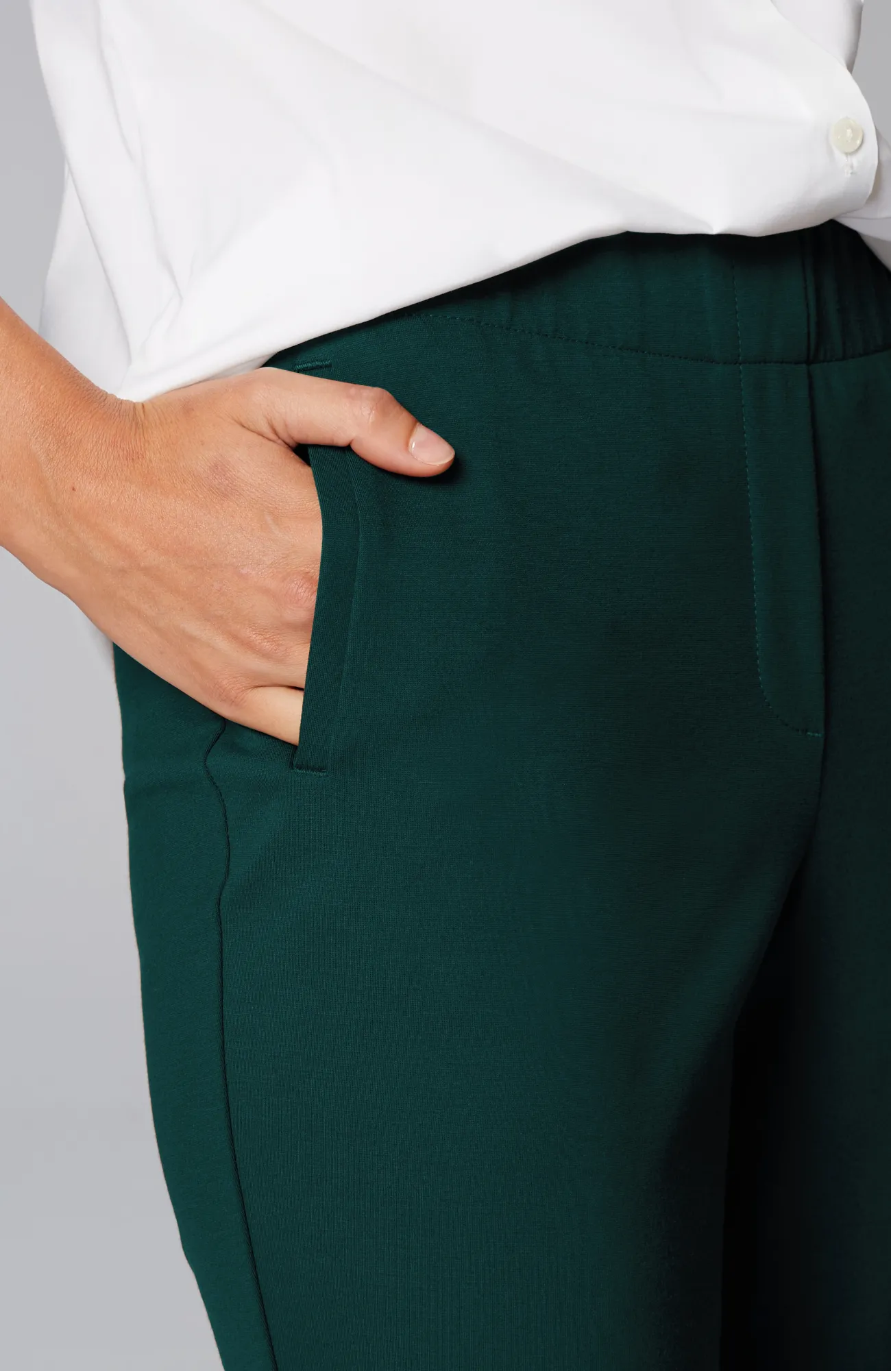 J.Jill Ponte Welt-Pockets Slim-Leg Pants Online
