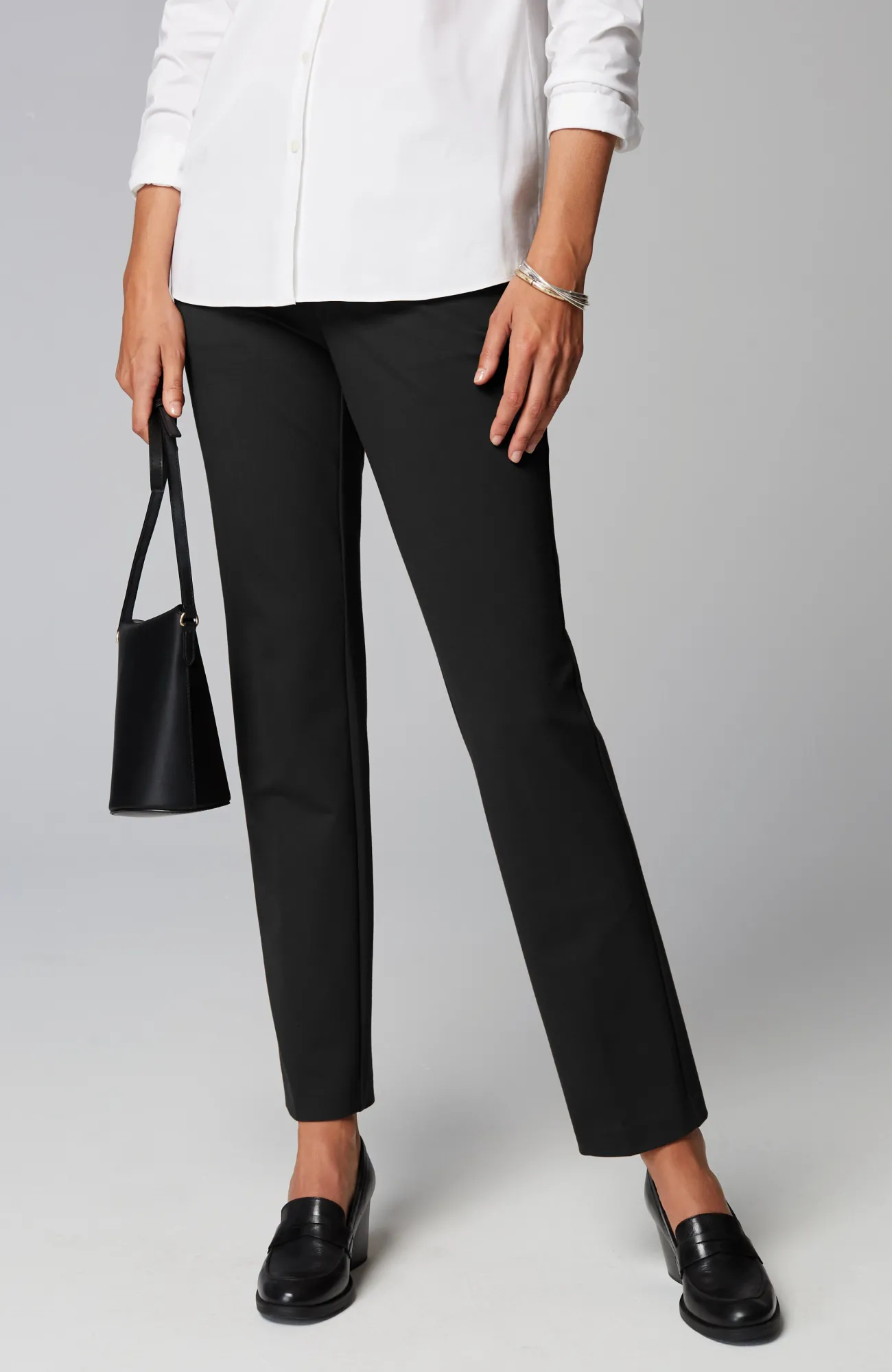 J.Jill Ponte Welt-Pockets Slim-Leg Pants Online