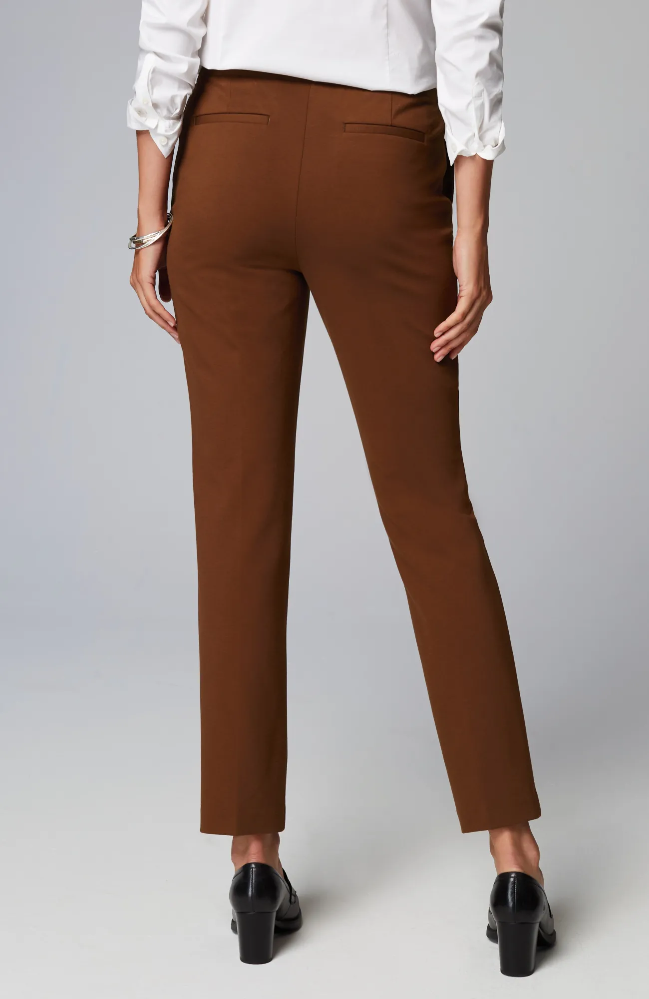 J.Jill Ponte Welt-Pockets Slim-Leg Pants Online