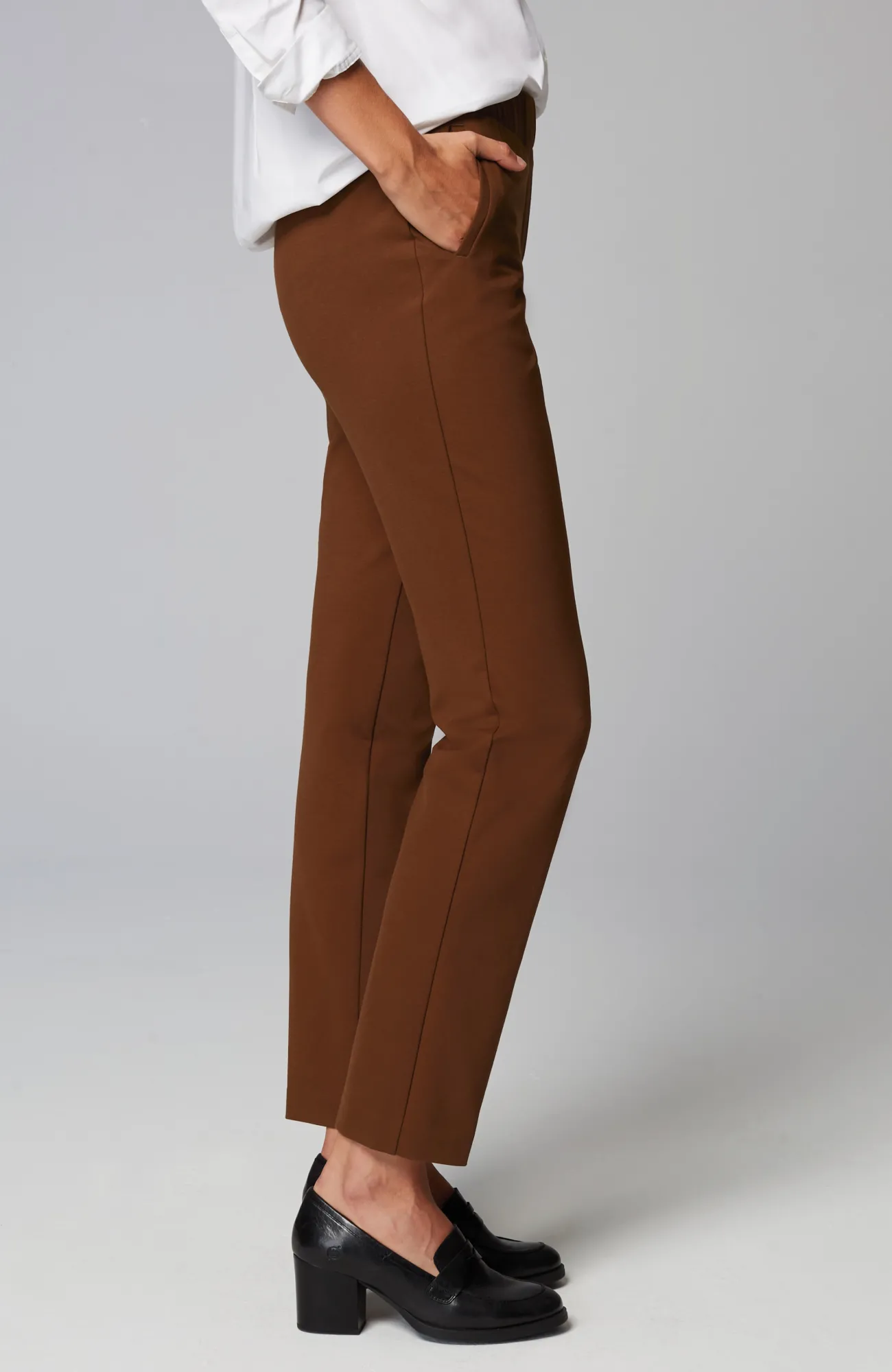 J.Jill Ponte Welt-Pockets Slim-Leg Pants Online