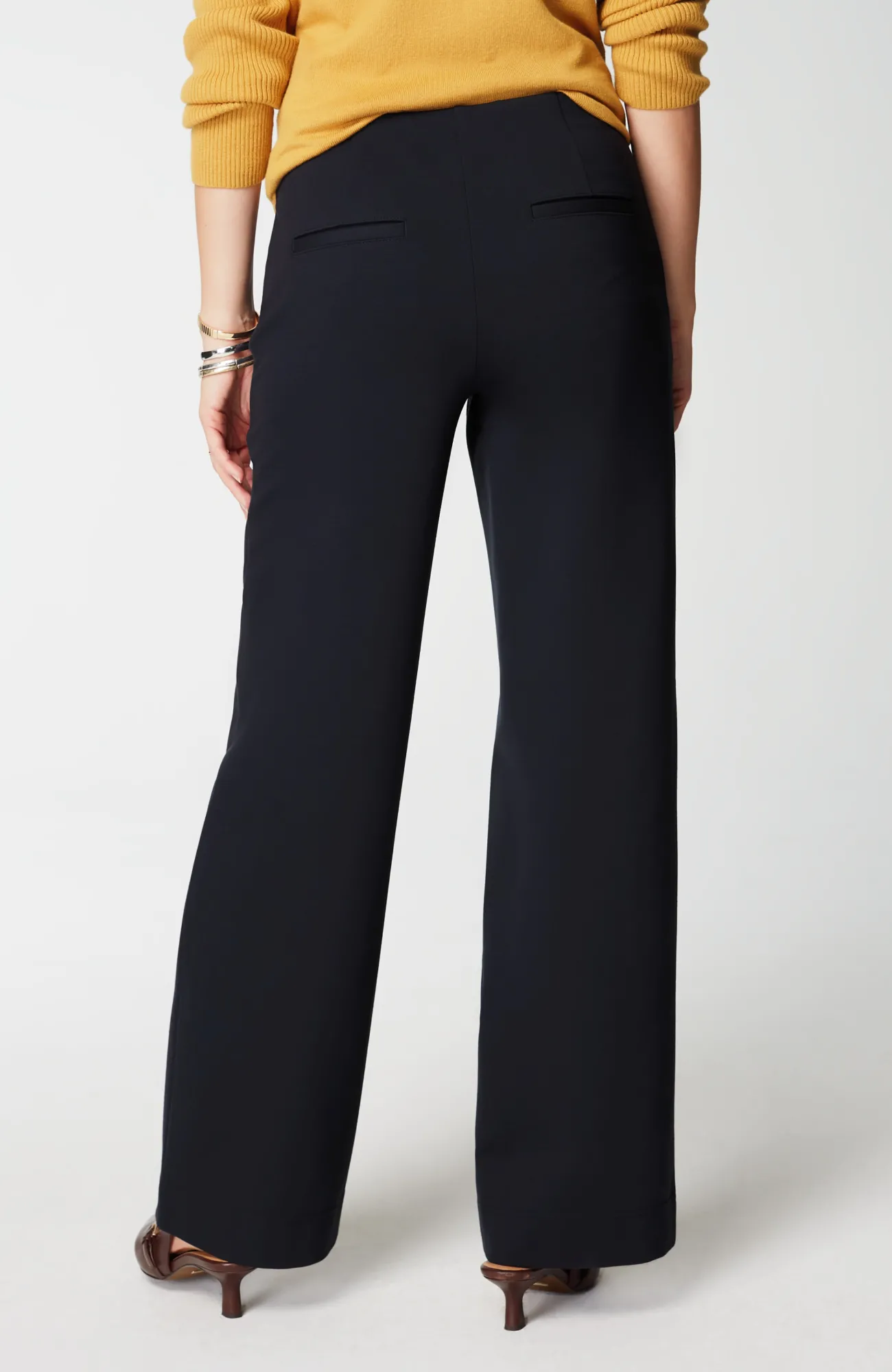 J.Jill Ponte Wide-Leg Pants New