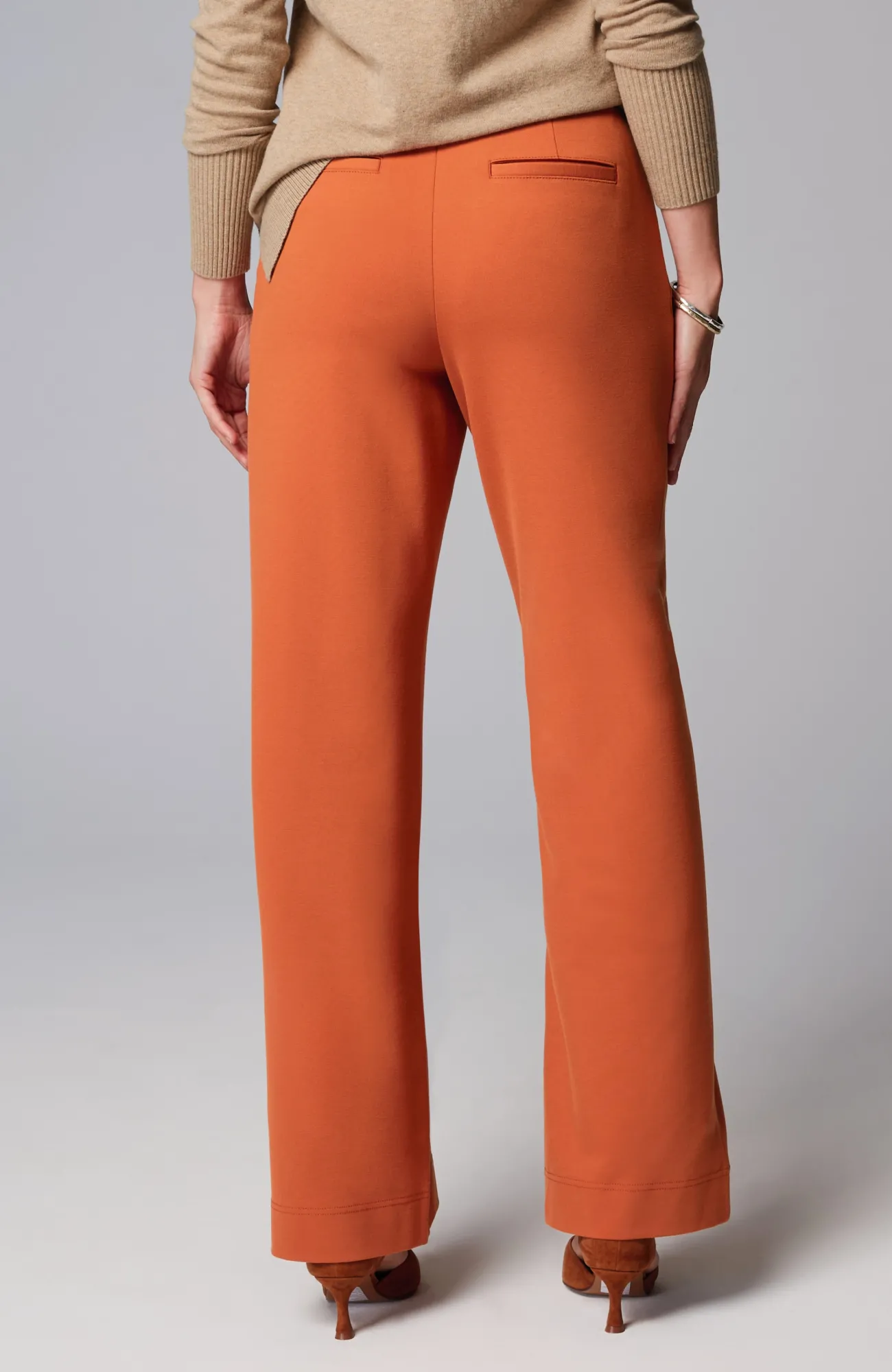 J.Jill Ponte Wide-Leg Pants New