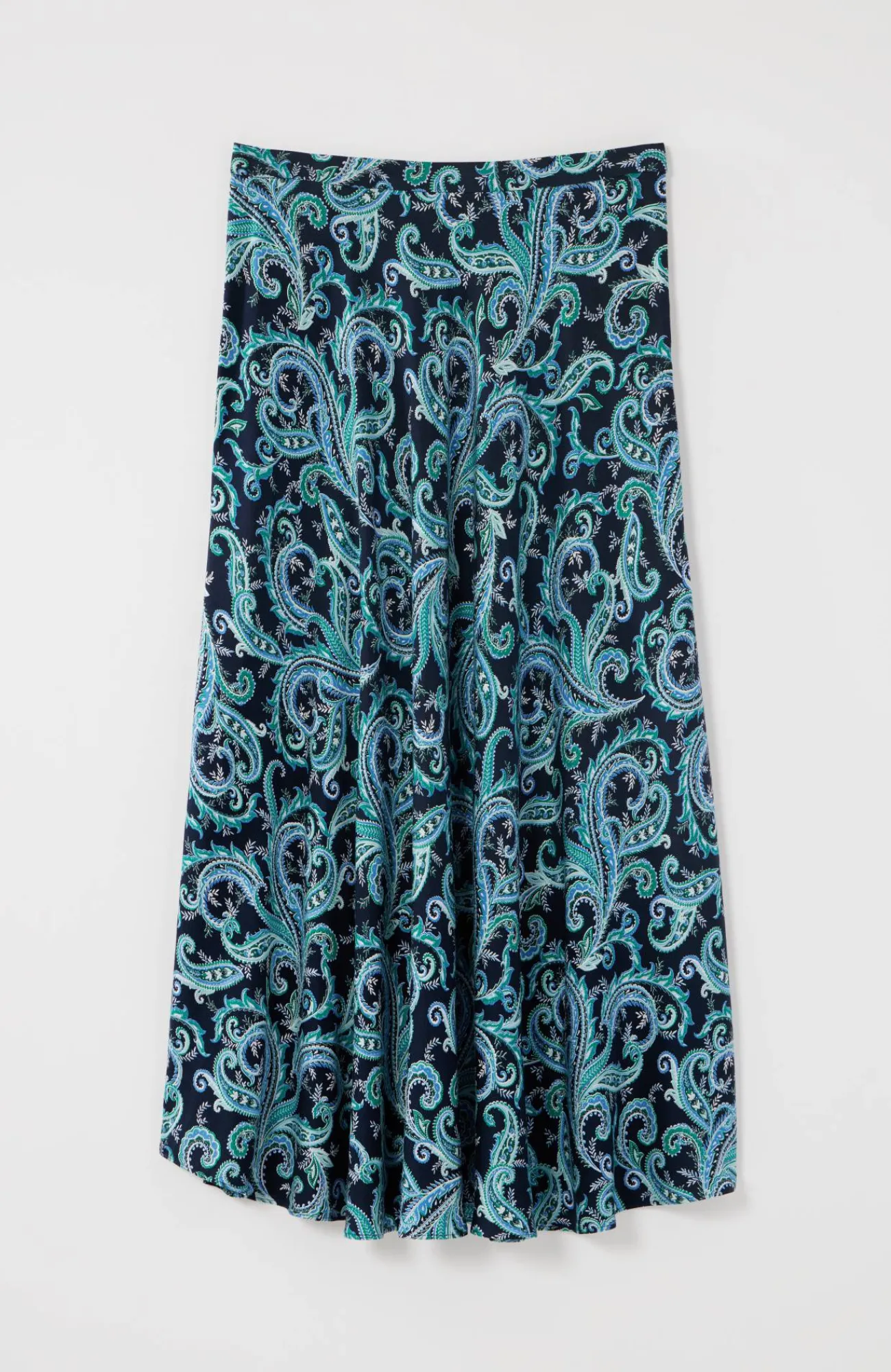 J.Jill Printed A-Line Midi Skirt Black Sequin Jacobean Cheap