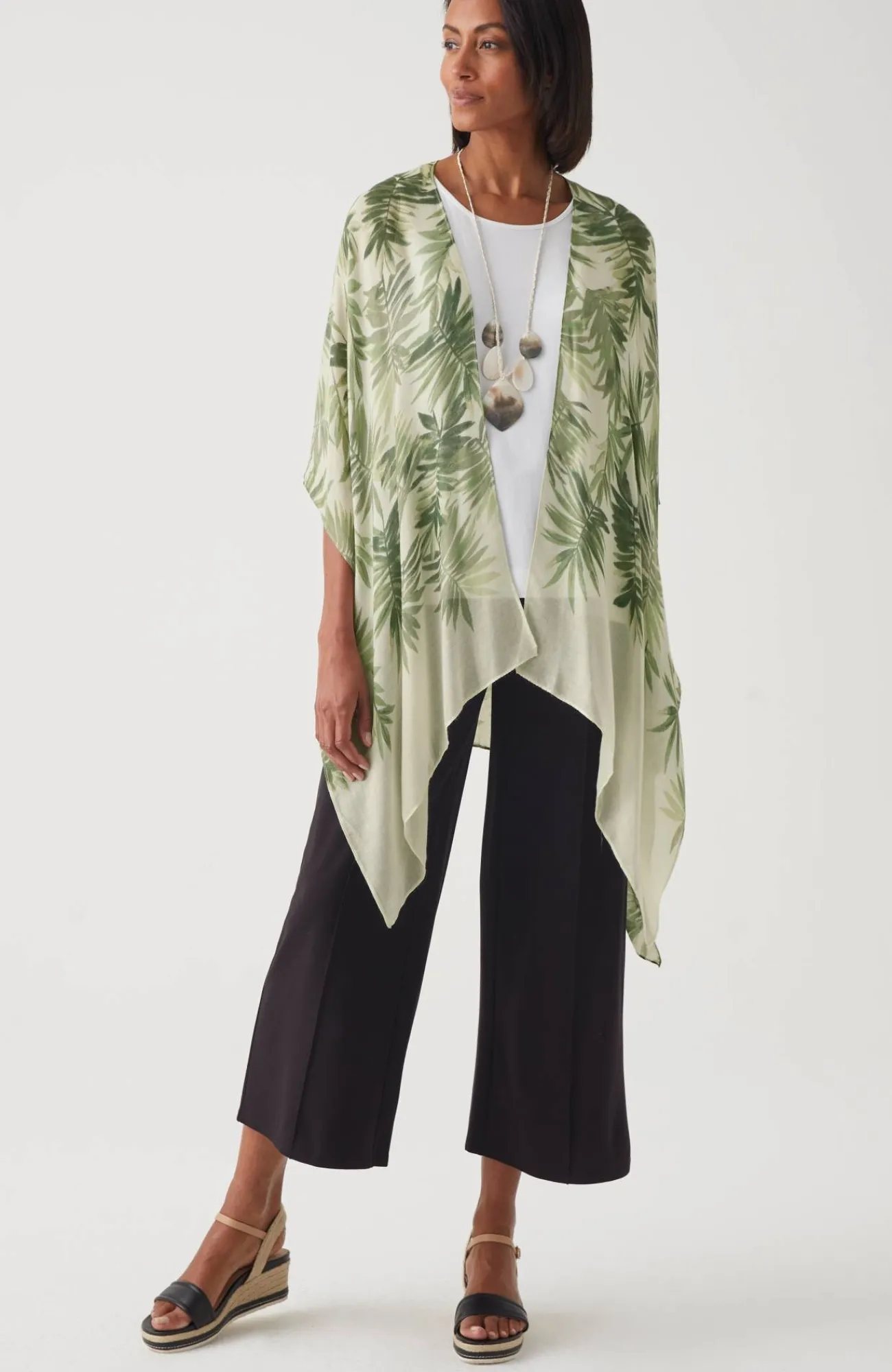 J.Jill Printed Textured Ruana Online