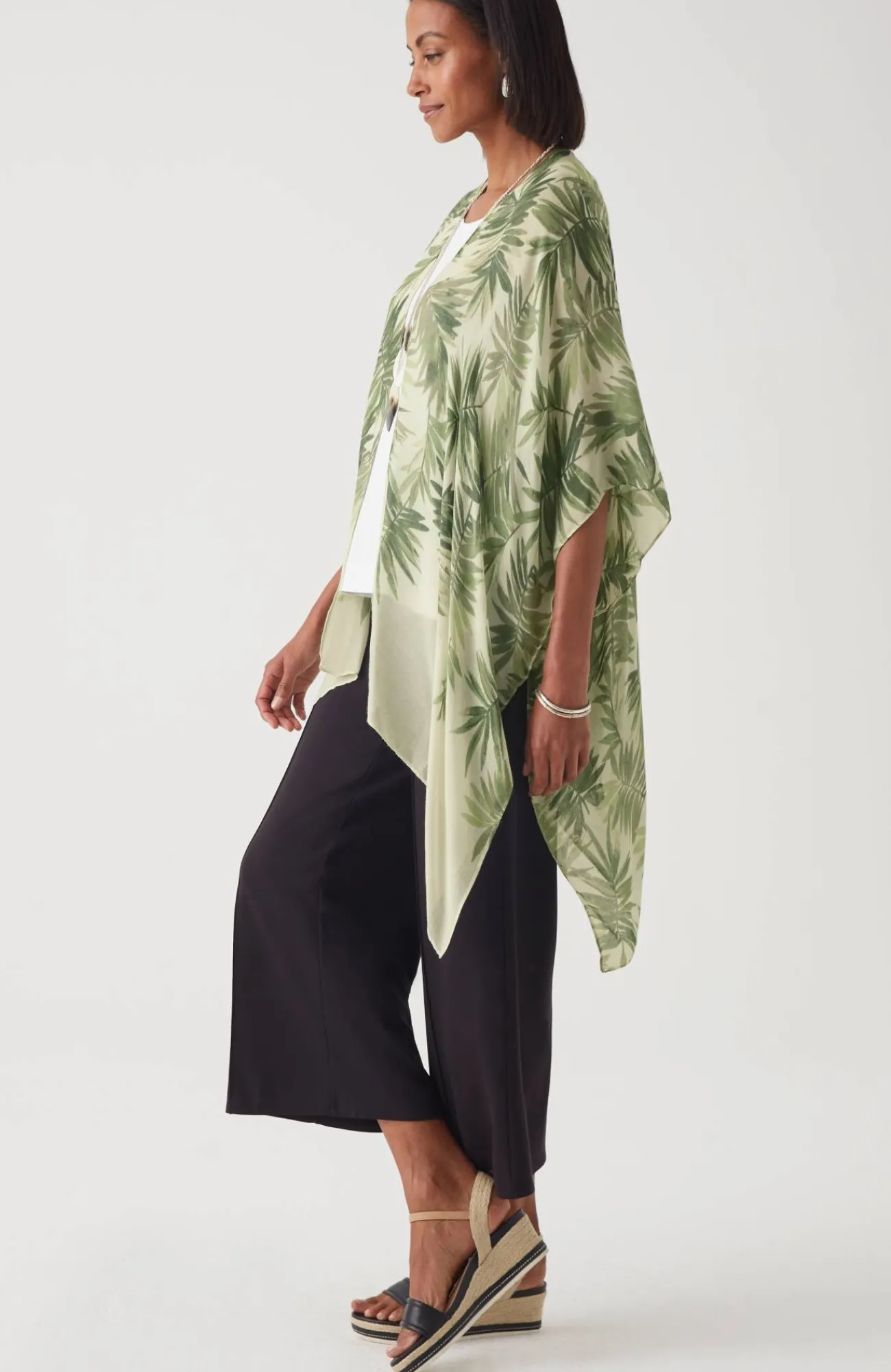 J.Jill Printed Textured Ruana Online