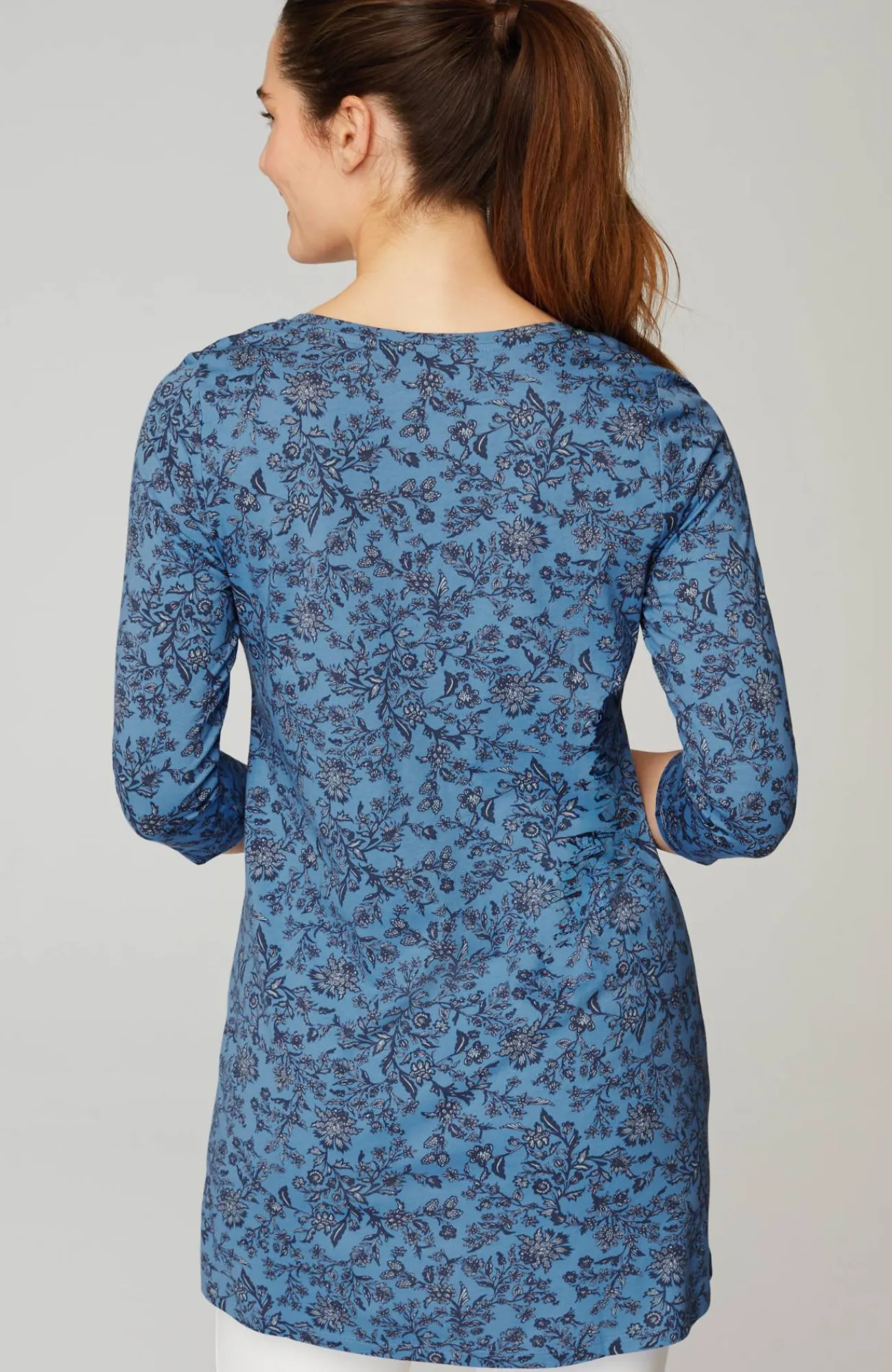J.Jill Pure Jill Ballet-Sleeve Tunic Black Clearance