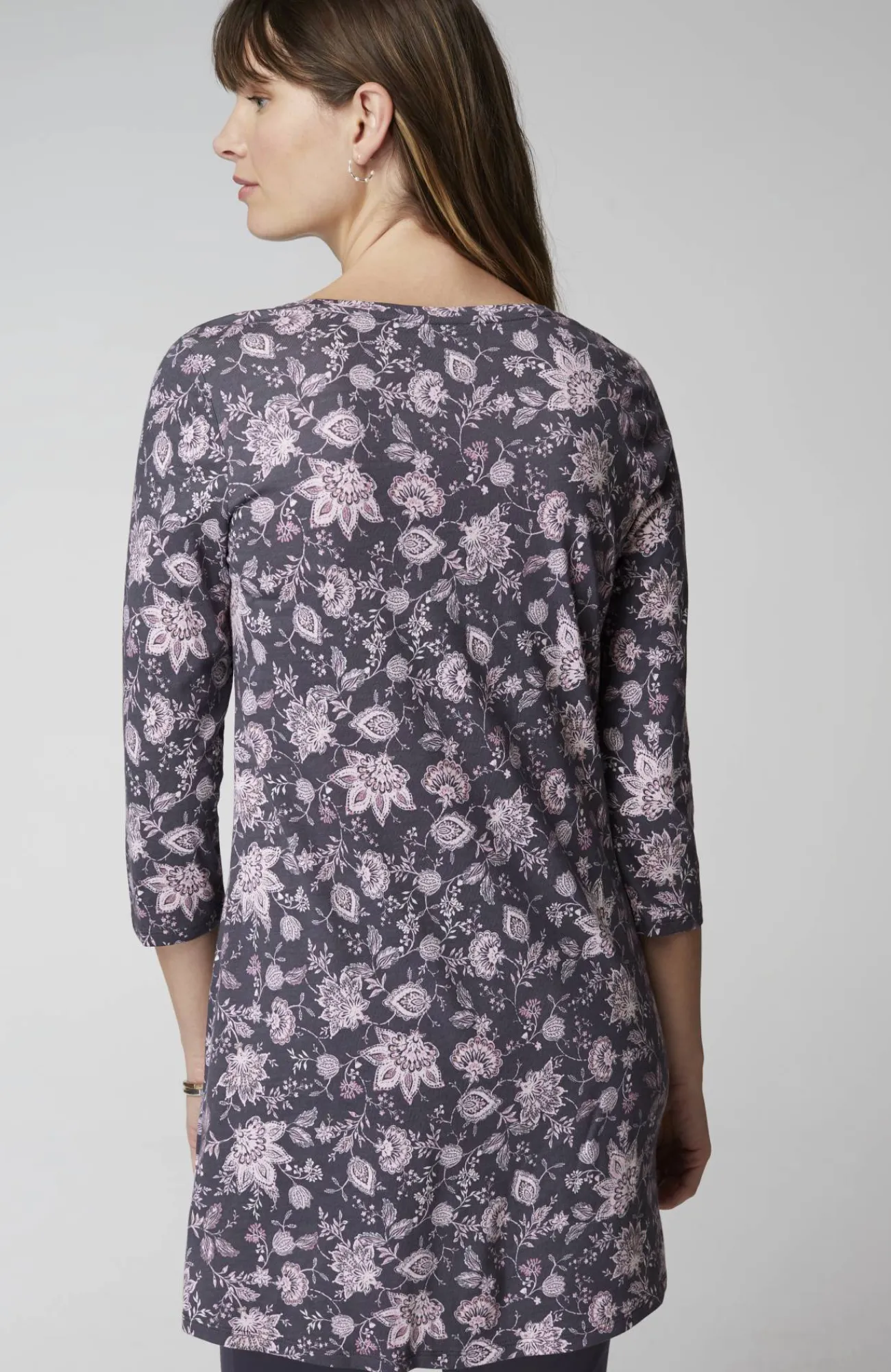 J.Jill Pure Jill Ballet-Sleeve Tunic Black Clearance