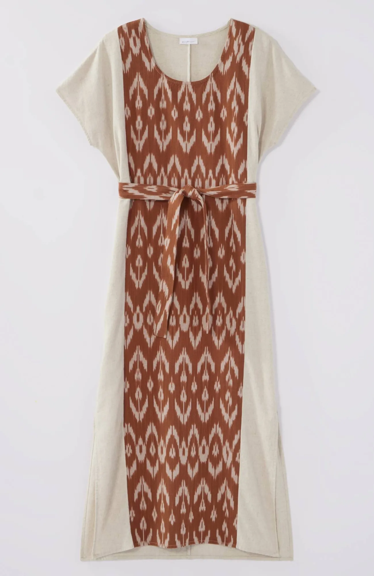 J.Jill Pure Jill Belted Ikat Dress Dark Cinnamon Multi/barley Online