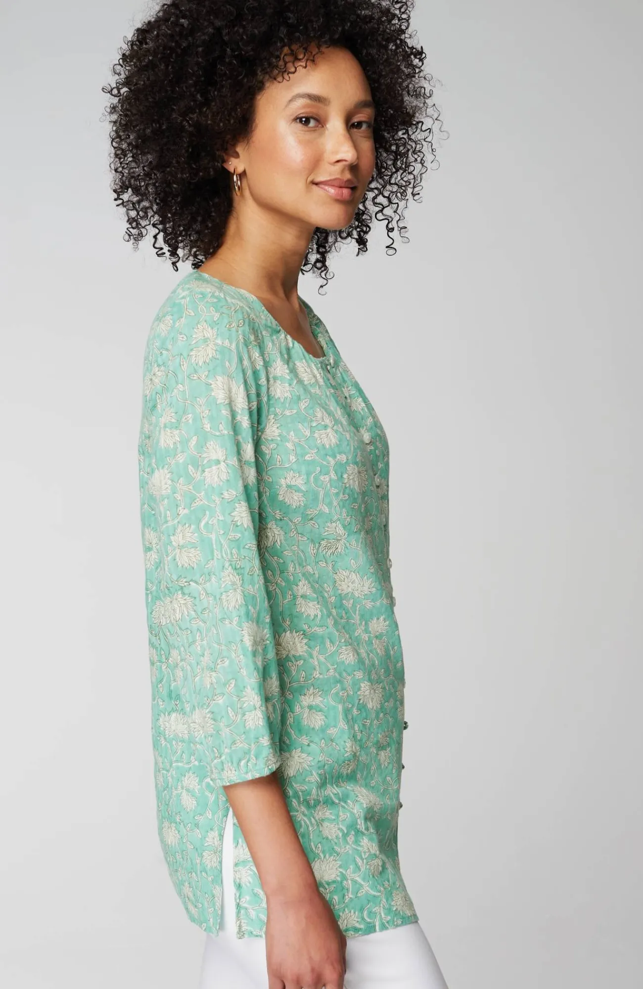 J.Jill Pure Jill Button-Front Tunic Shop