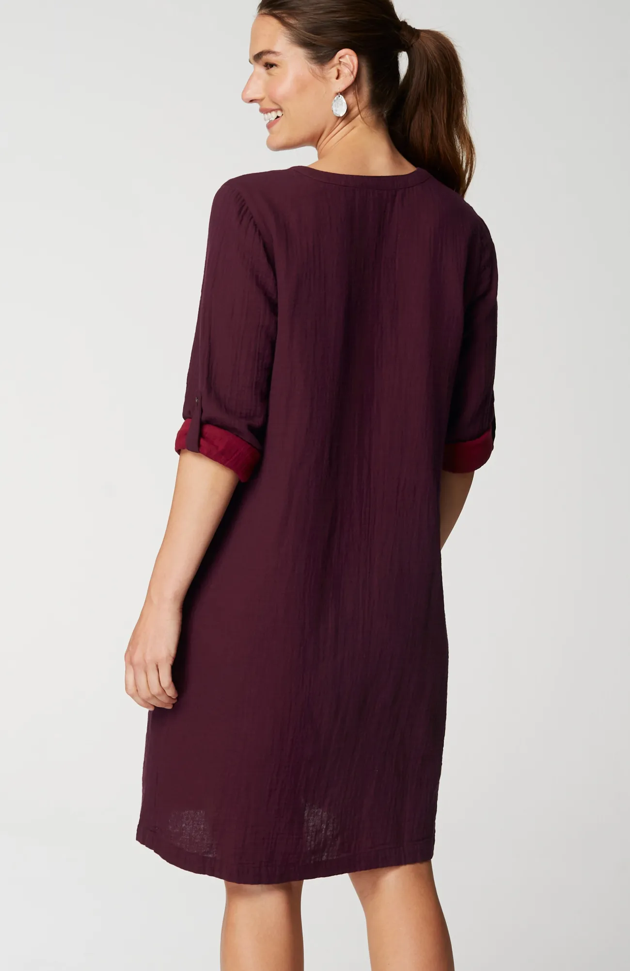 J.Jill Pure Jill Color-Block Double-Cloth Dress Outlet