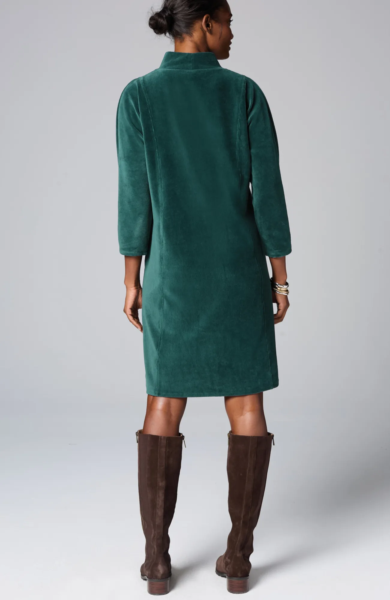 J.Jill Pure Jill Corded-Velour Dress New