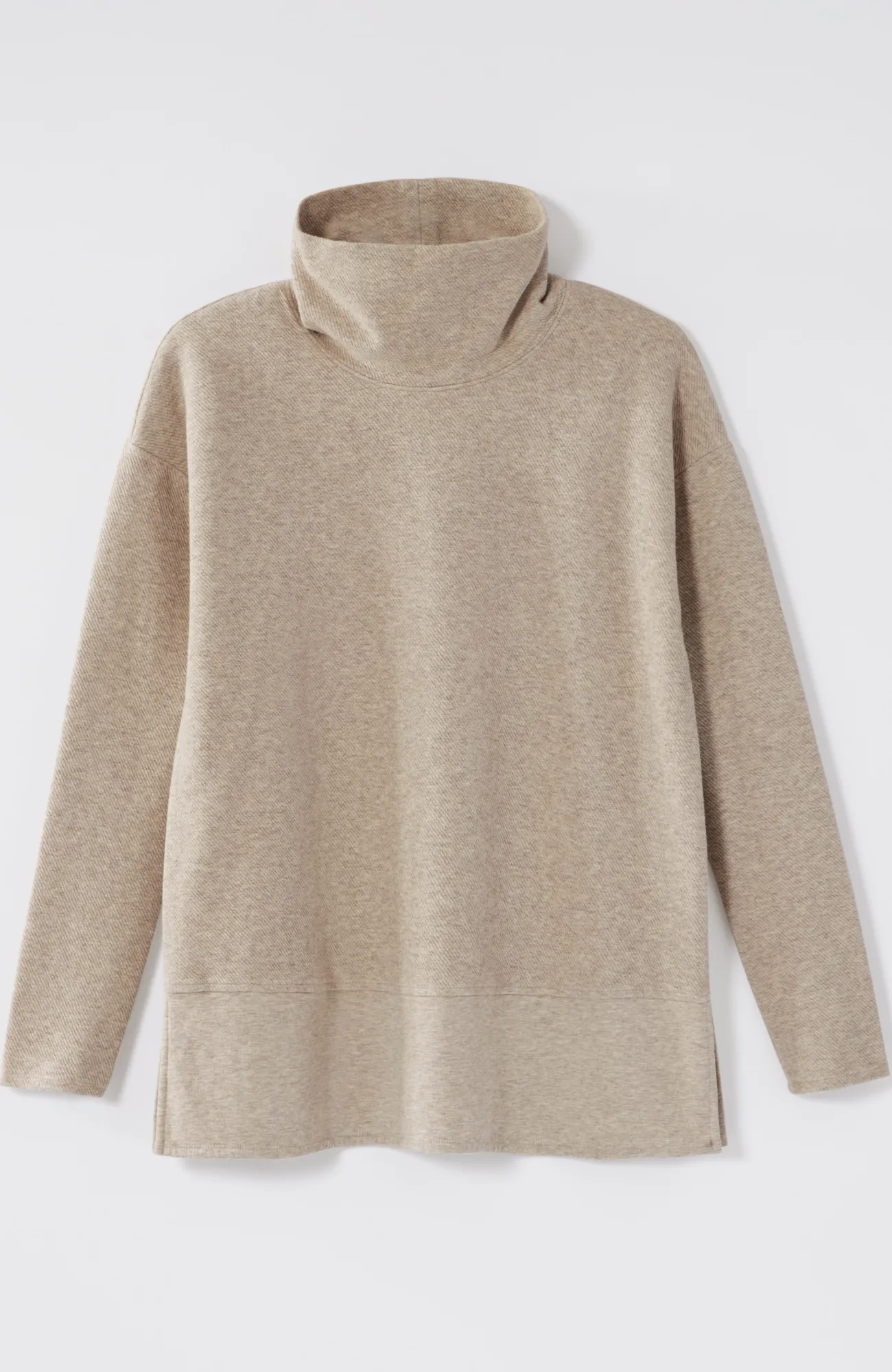 J.Jill Pure Jill Diagonal Knit Mock-Neck Tunic Fashion