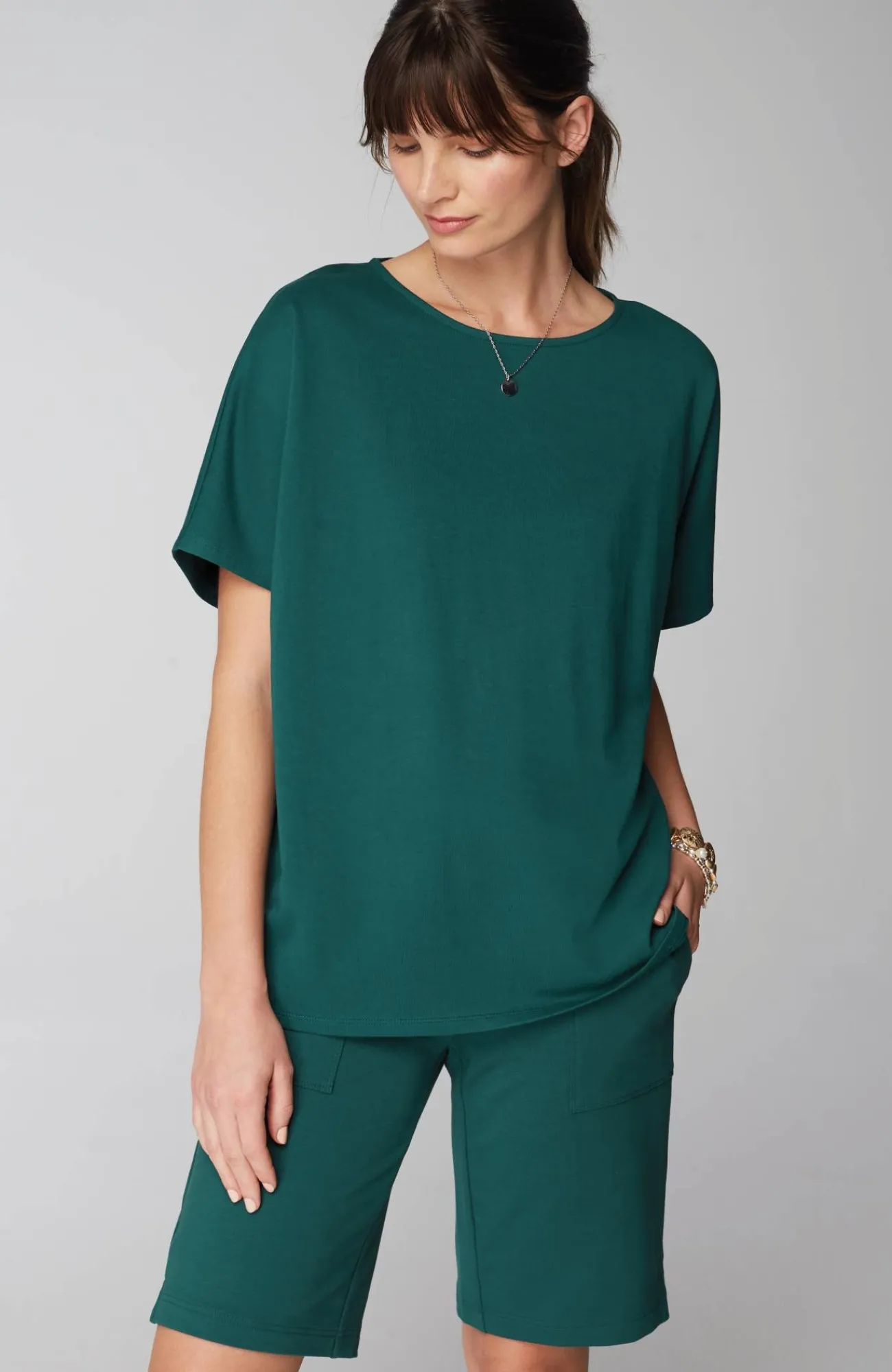 J.Jill Pure Jill Dolman-Sleeve French Terry Top Cheap