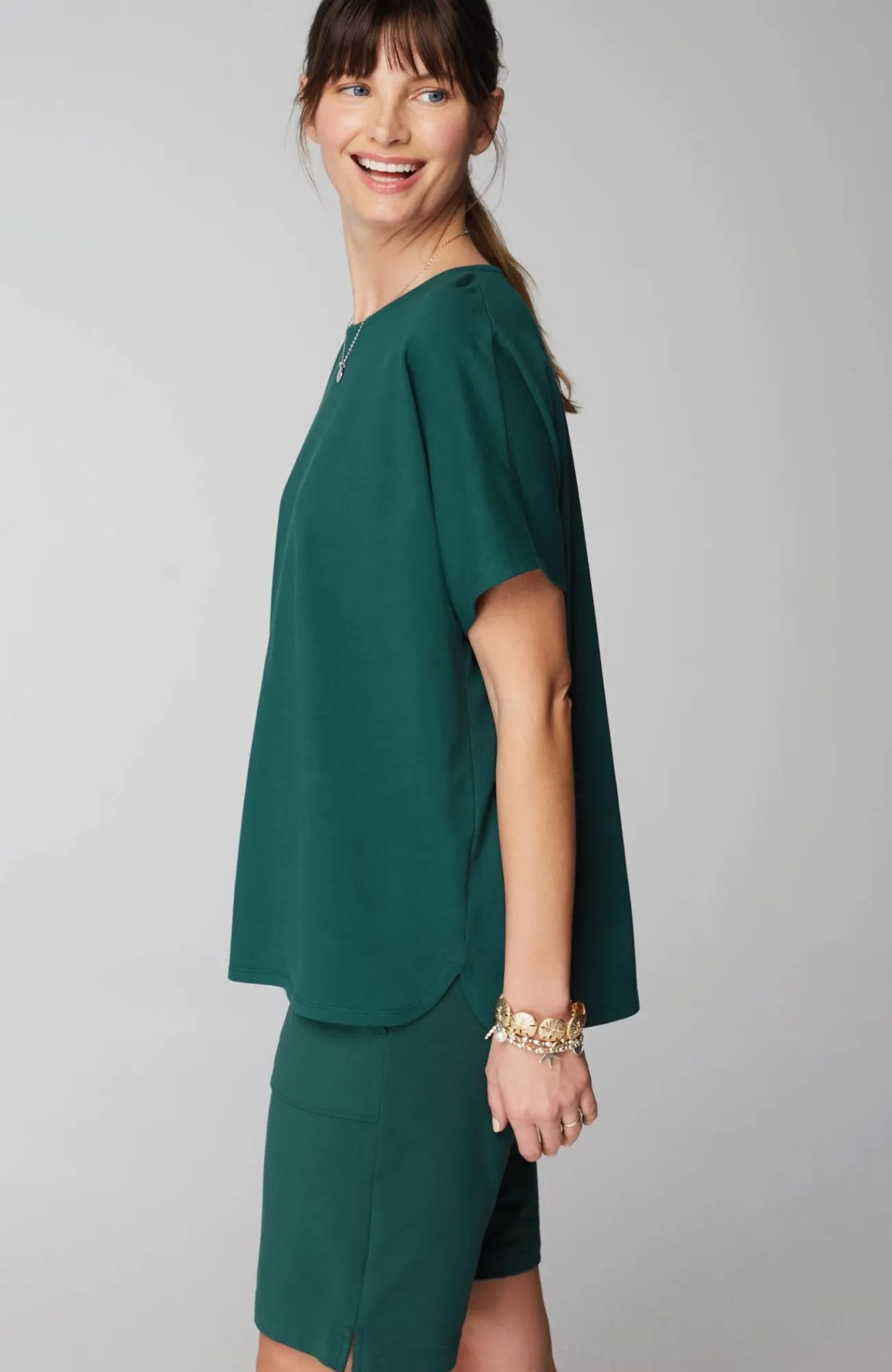 J.Jill Pure Jill Dolman-Sleeve French Terry Top Cheap