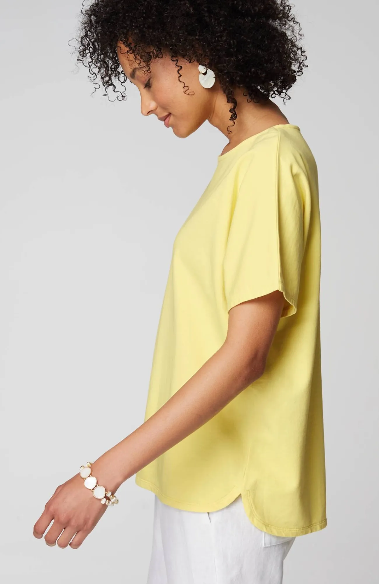 J.Jill Pure Jill Dolman-Sleeve French Terry Top Cheap