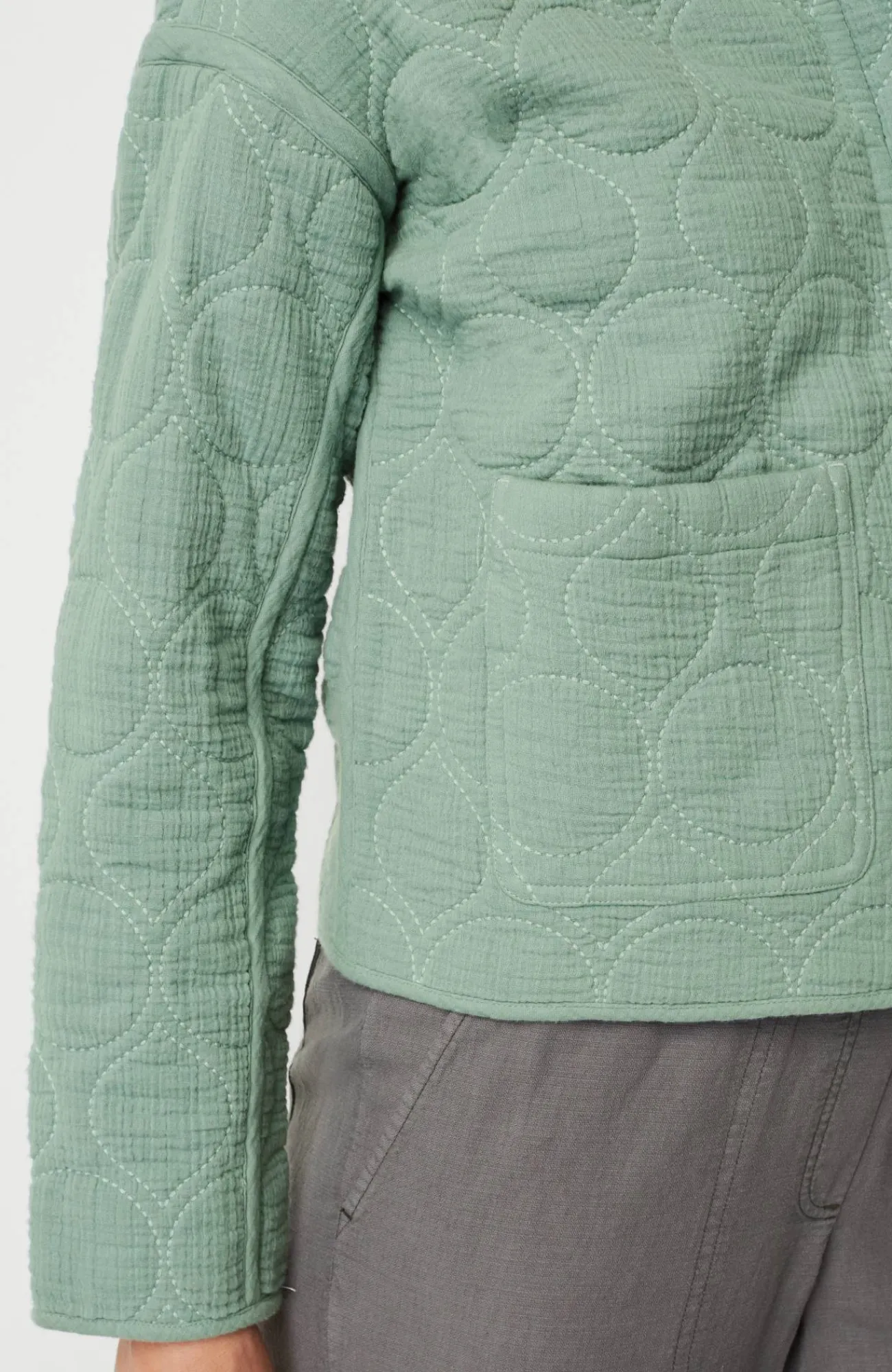 J.Jill Pure Jill Double-Gauze Quilted Jacket Succulent Shop