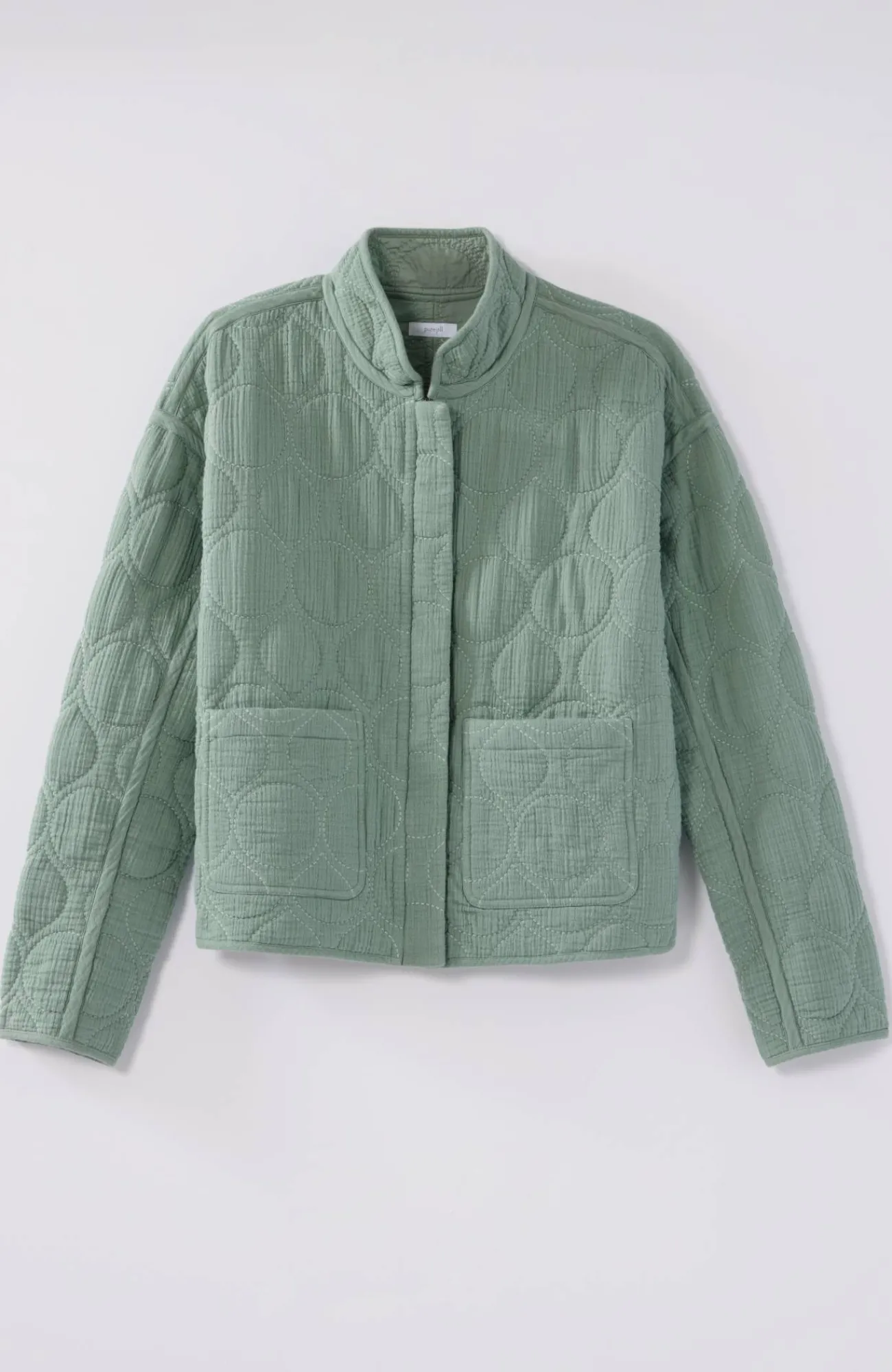 J.Jill Pure Jill Double-Gauze Quilted Jacket Succulent Shop