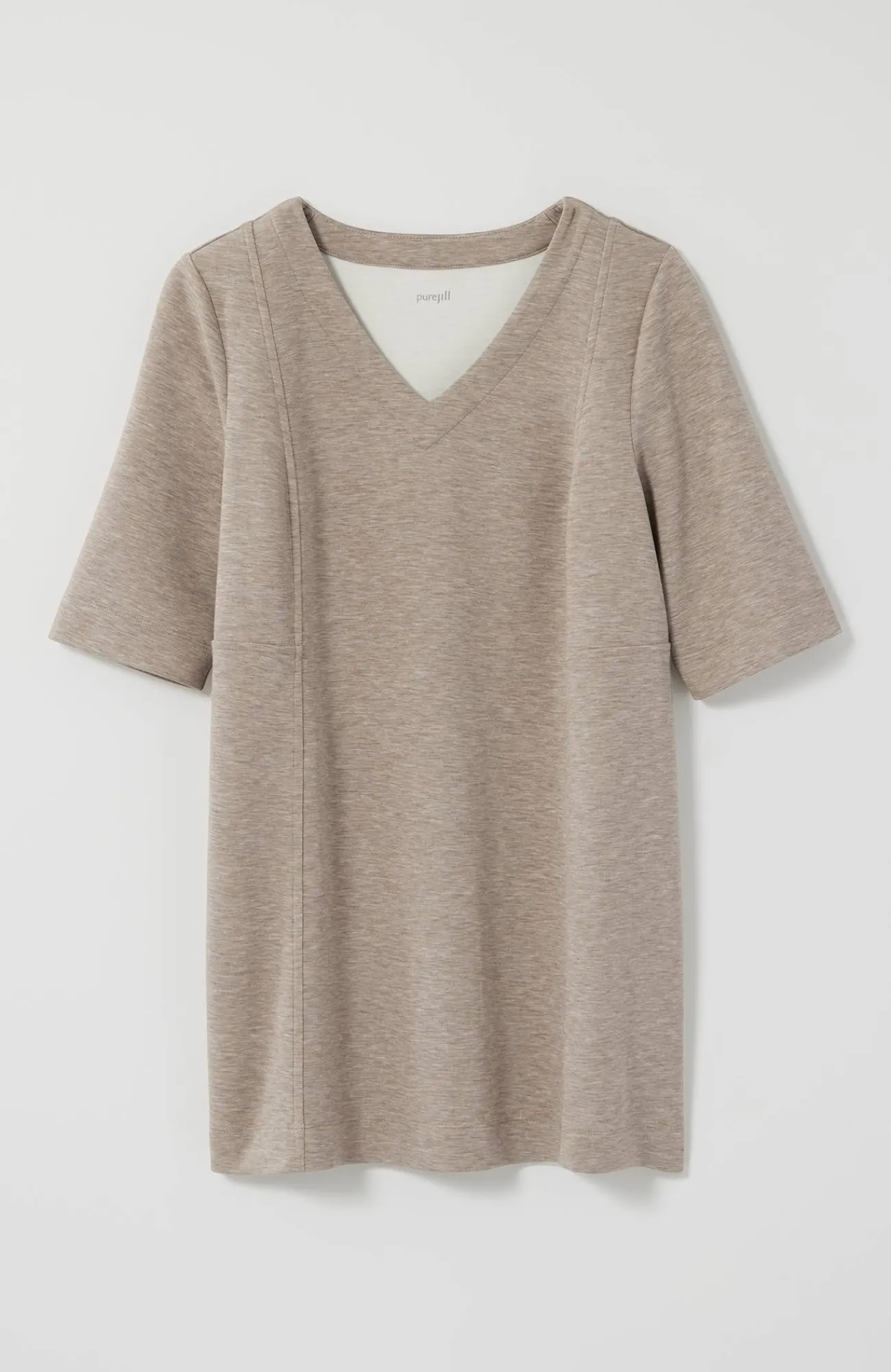 J.Jill Pure Jill Double-Knit Seamed Tunic Shop