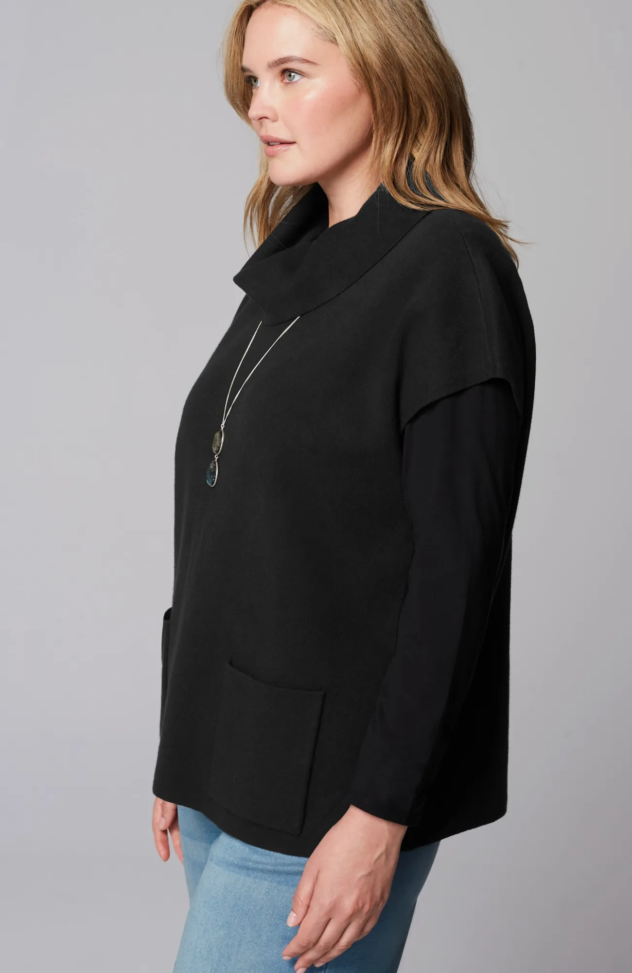 J.Jill Pure Jill Double-Knit Sweater-Vest Fashion