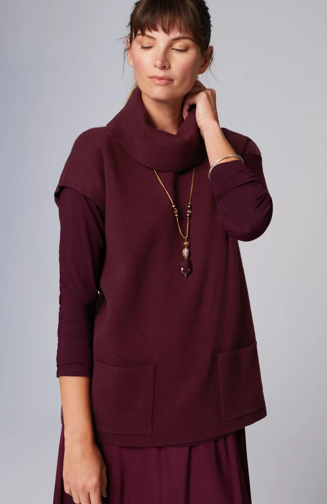 J.Jill Pure Jill Double-Knit Sweater-Vest Fashion