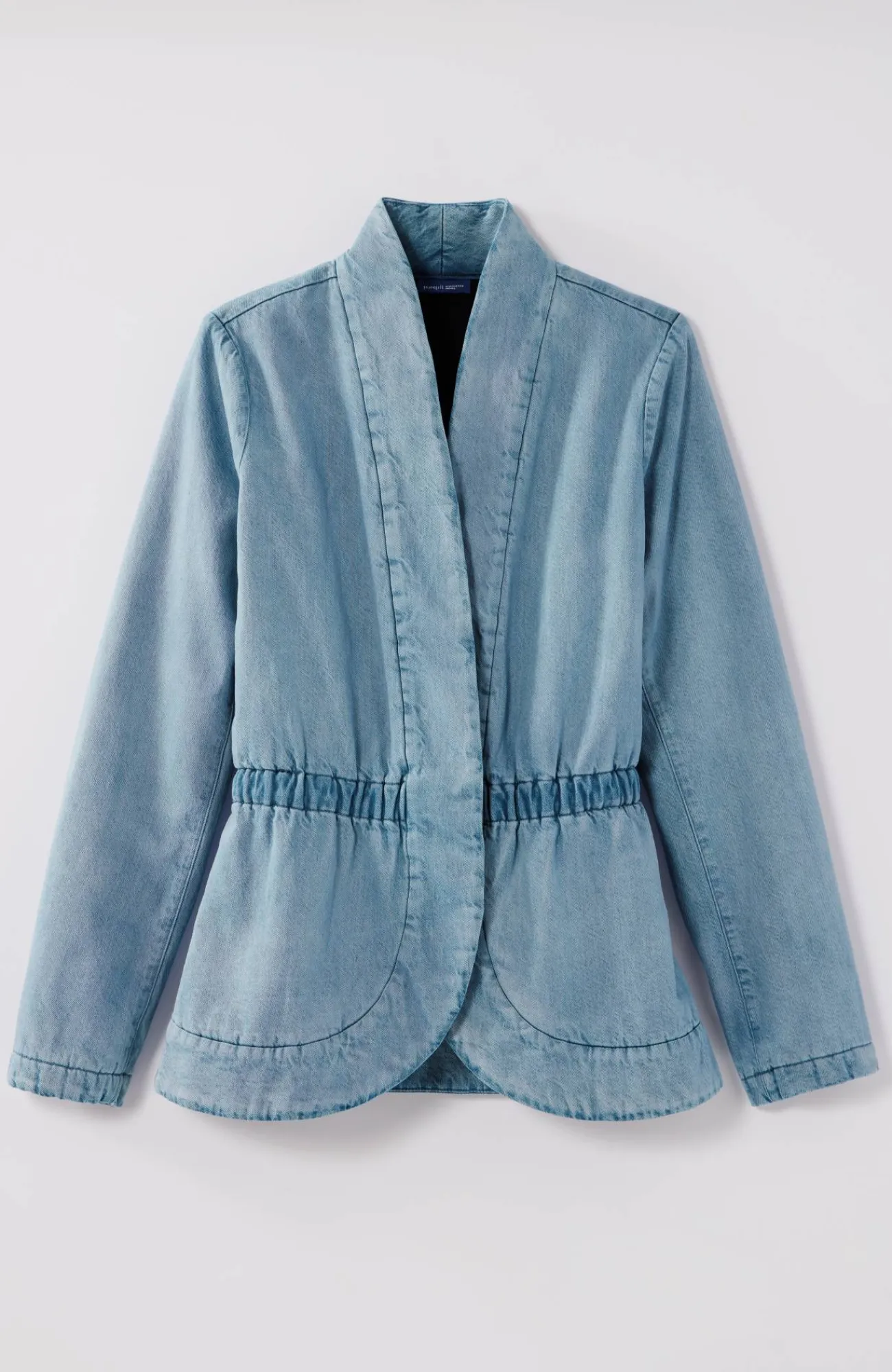 J.Jill Pure Jill Indigo Curved-Hem Jacket Moonstone Wash Cheap
