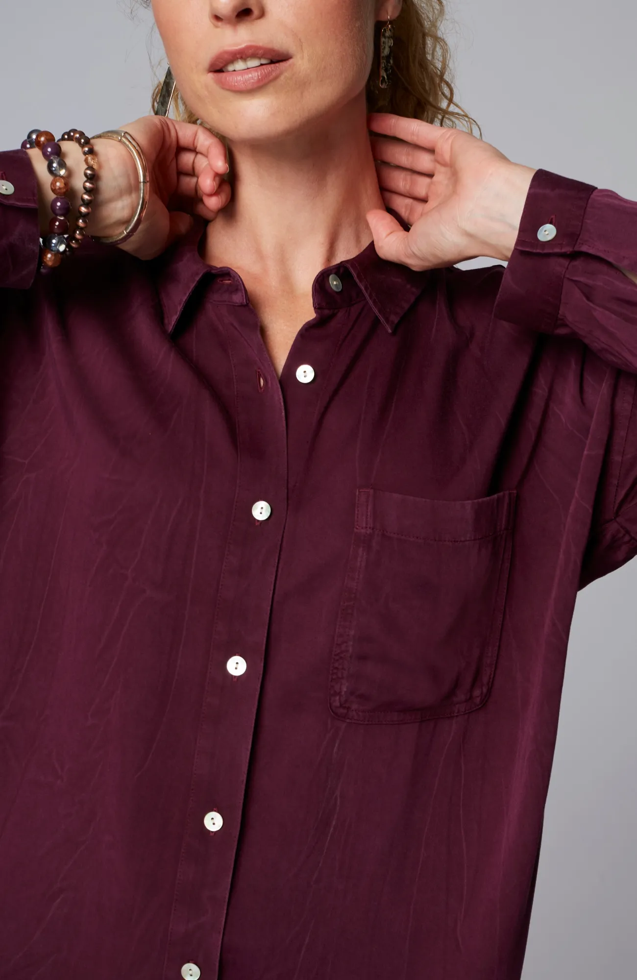 J.Jill Pure Jill Lava-Dyed Tunic Light Nutmeg Multi Cheap