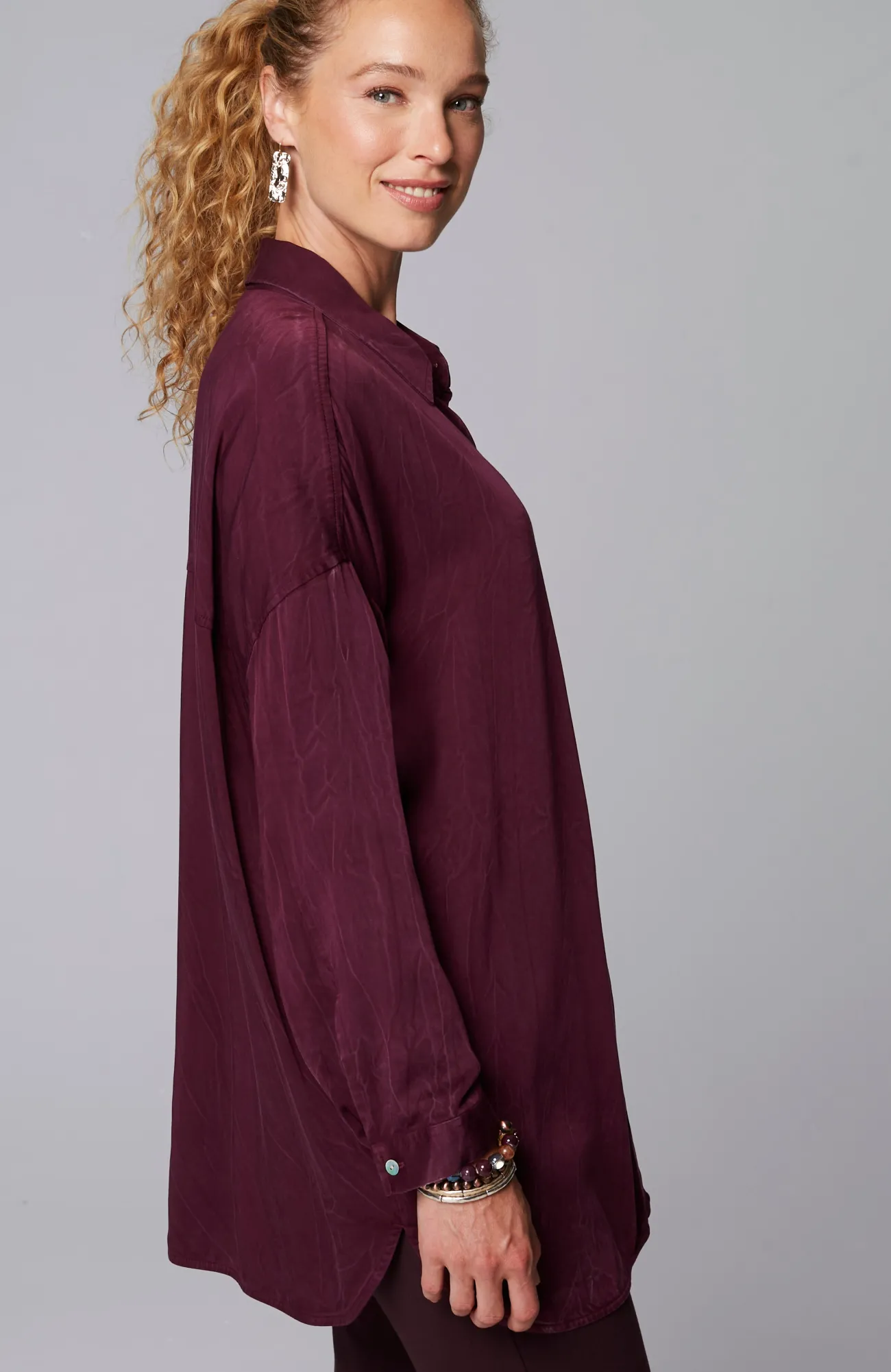 J.Jill Pure Jill Lava-Dyed Tunic Light Nutmeg Multi Cheap