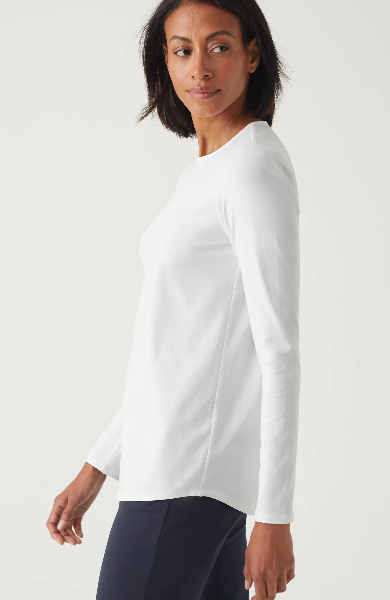 J.Jill Pure Jill Long-Sleeve Shirttail Tee New