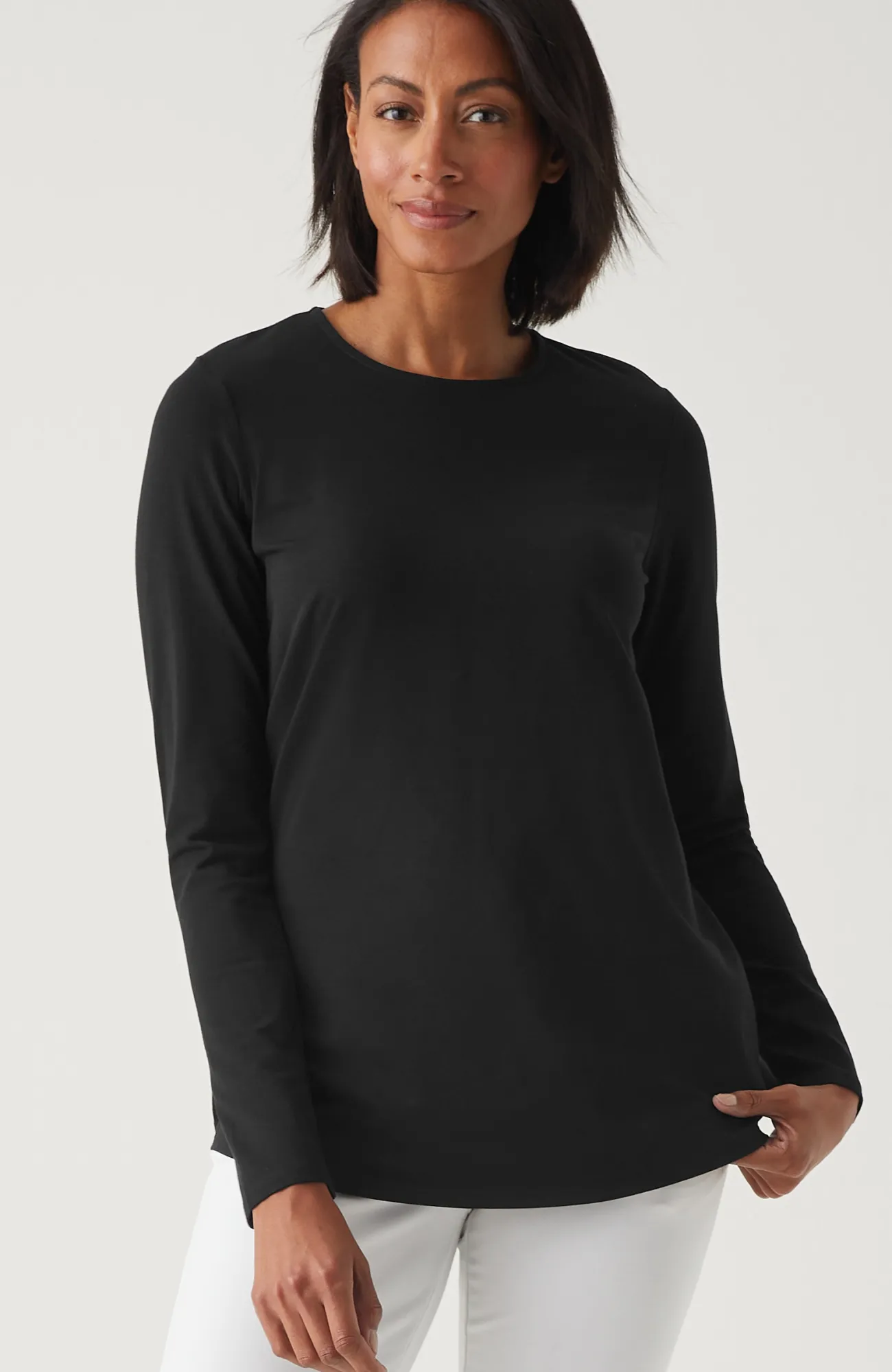 J.Jill Pure Jill Long-Sleeve Shirttail Tee New