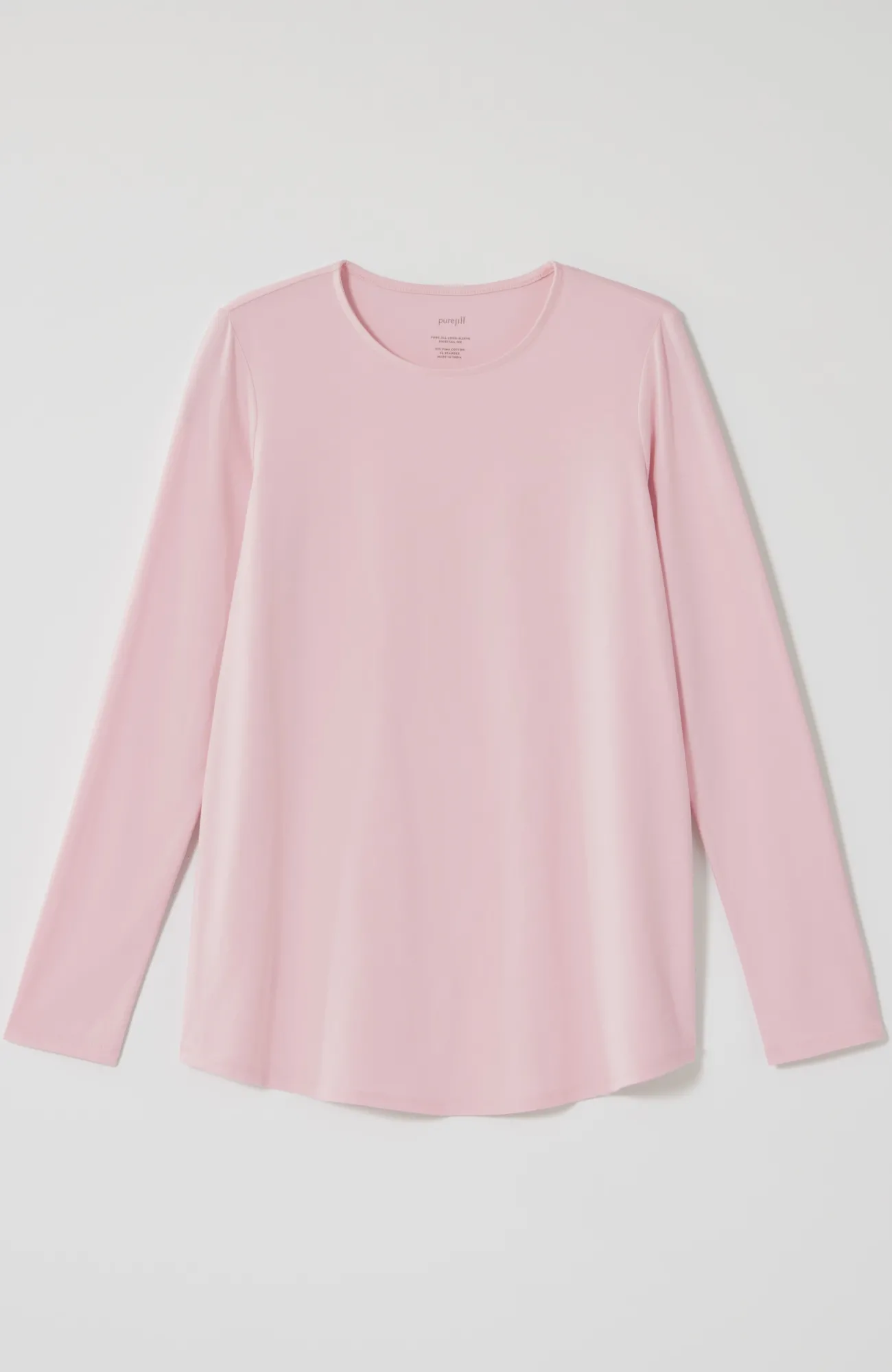 J.Jill Pure Jill Long-Sleeve Shirttail Tee New
