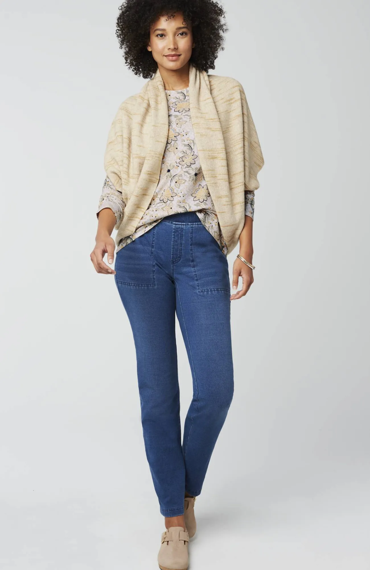 J.Jill Pure Jill Long-Sleeve Shirttail Tee New