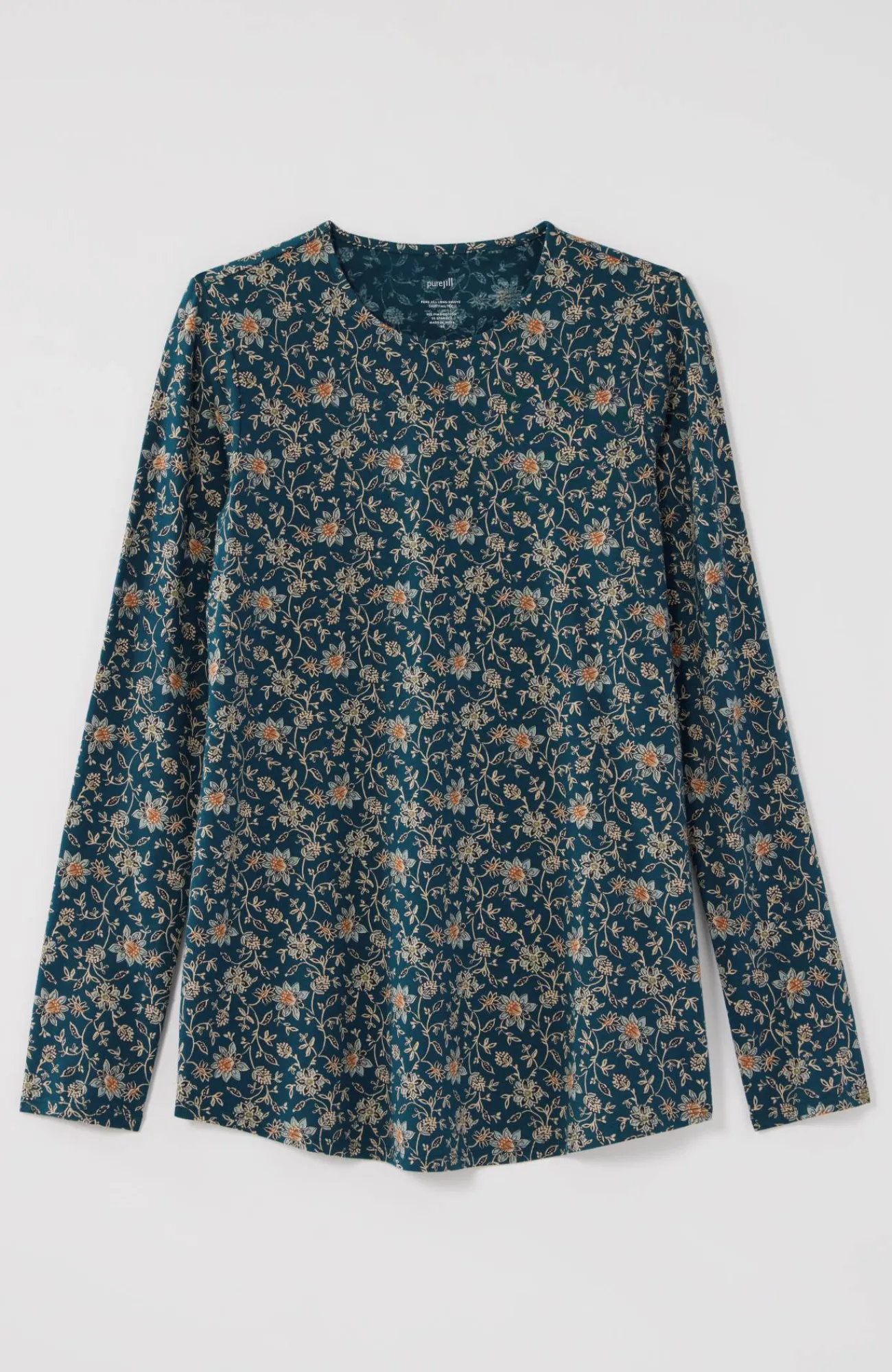 J.Jill Pure Jill Long-Sleeve Shirttail Tee New