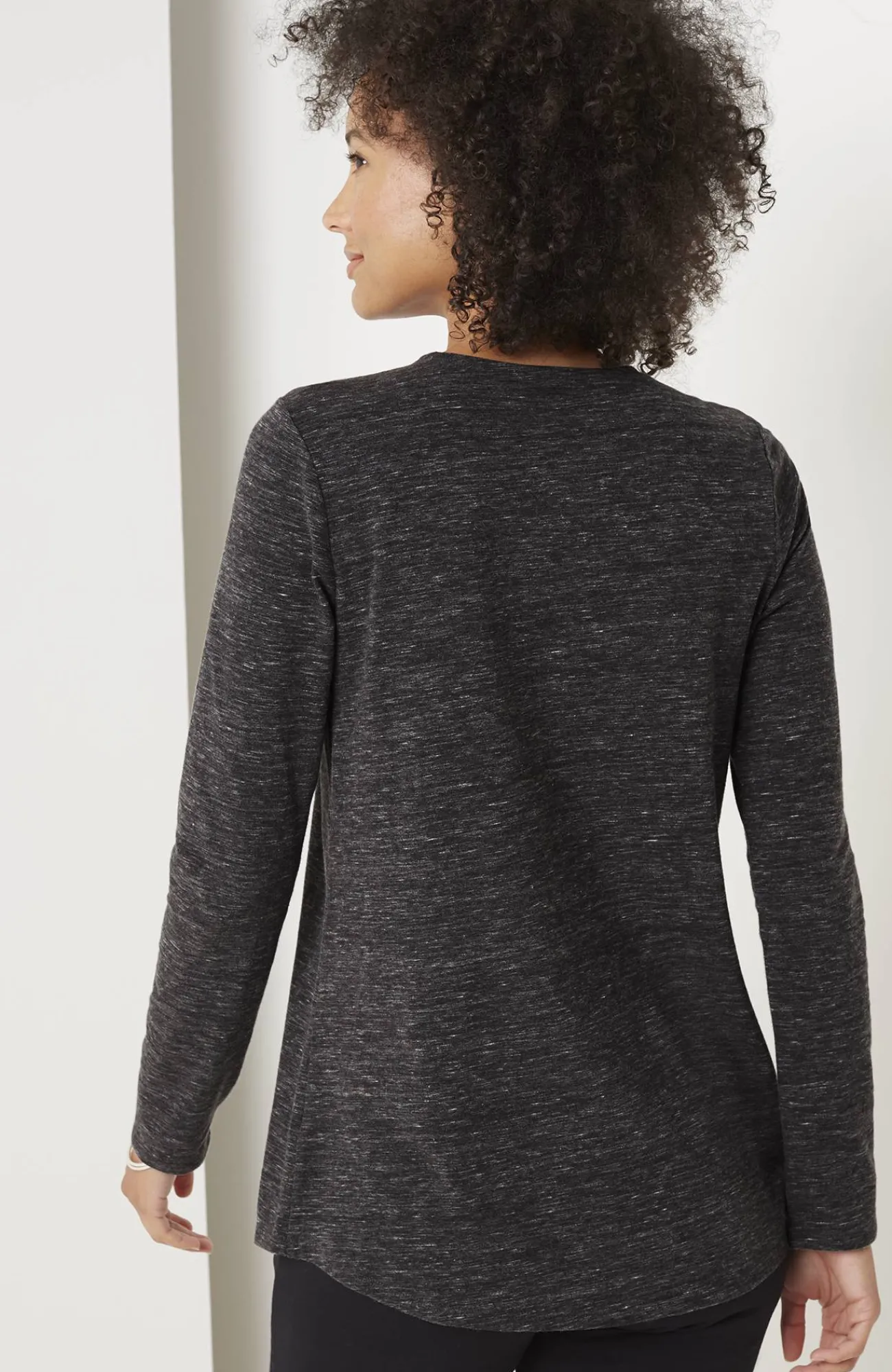 J.Jill Pure Jill Long-Sleeve Shirttail Tee New