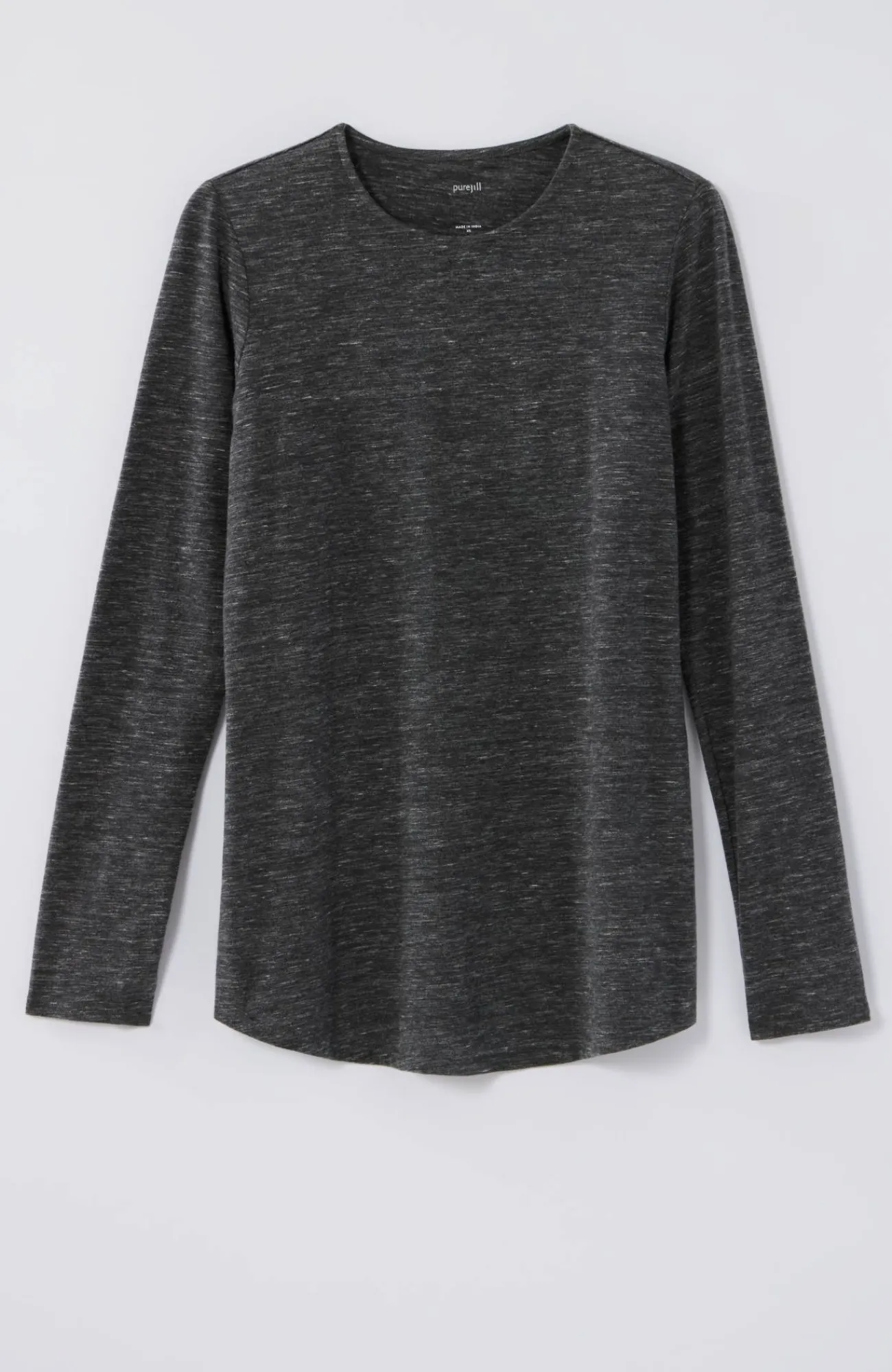 J.Jill Pure Jill Long-Sleeve Shirttail Tee New