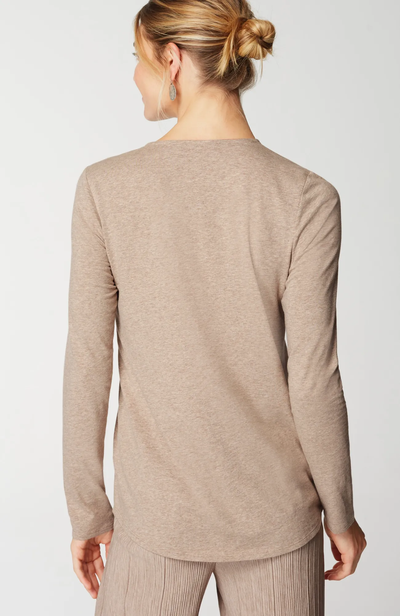 J.Jill Pure Jill Long-Sleeve Shirttail Tee New