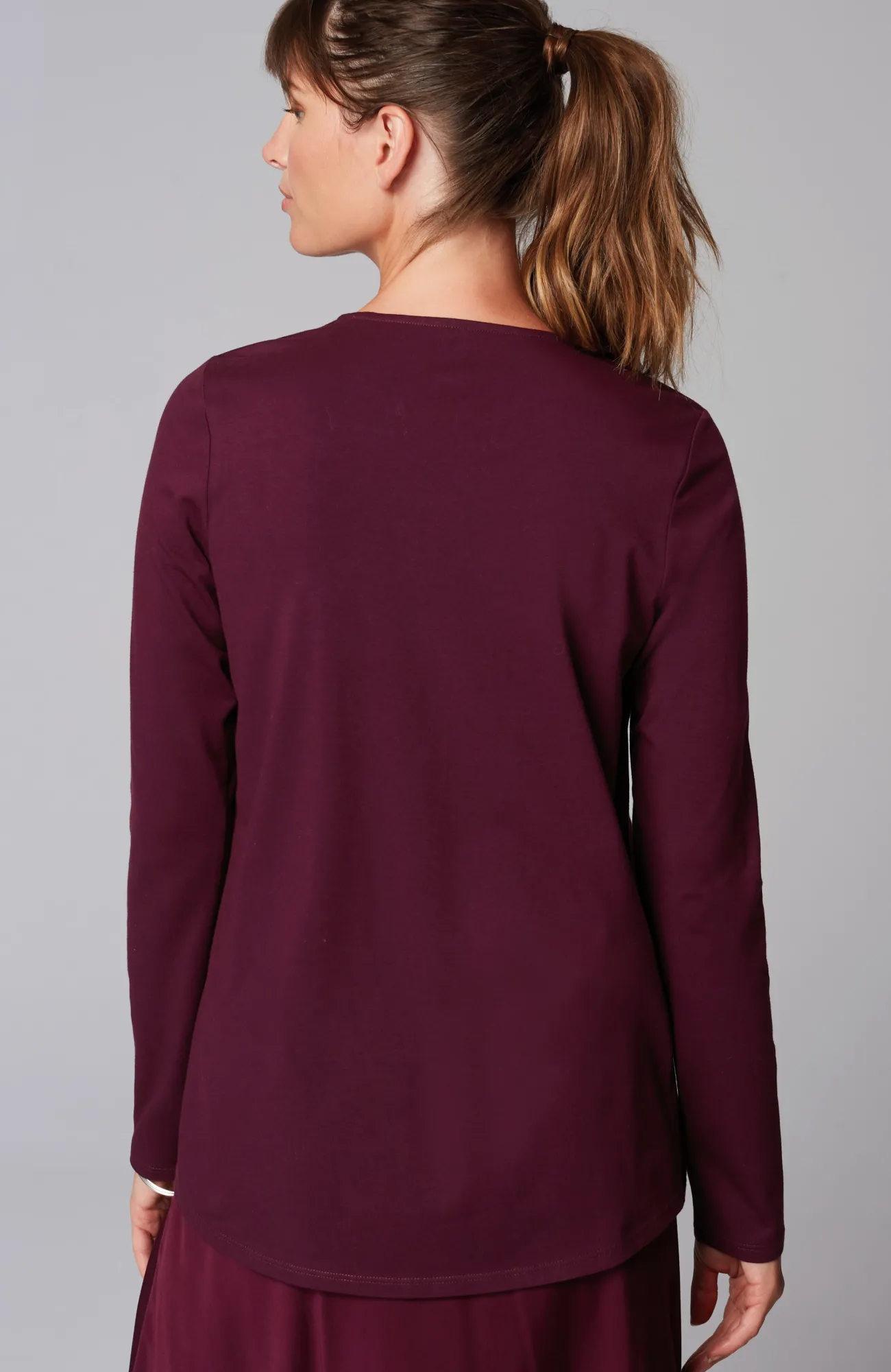 J.Jill Pure Jill Long-Sleeve Shirttail Tee New