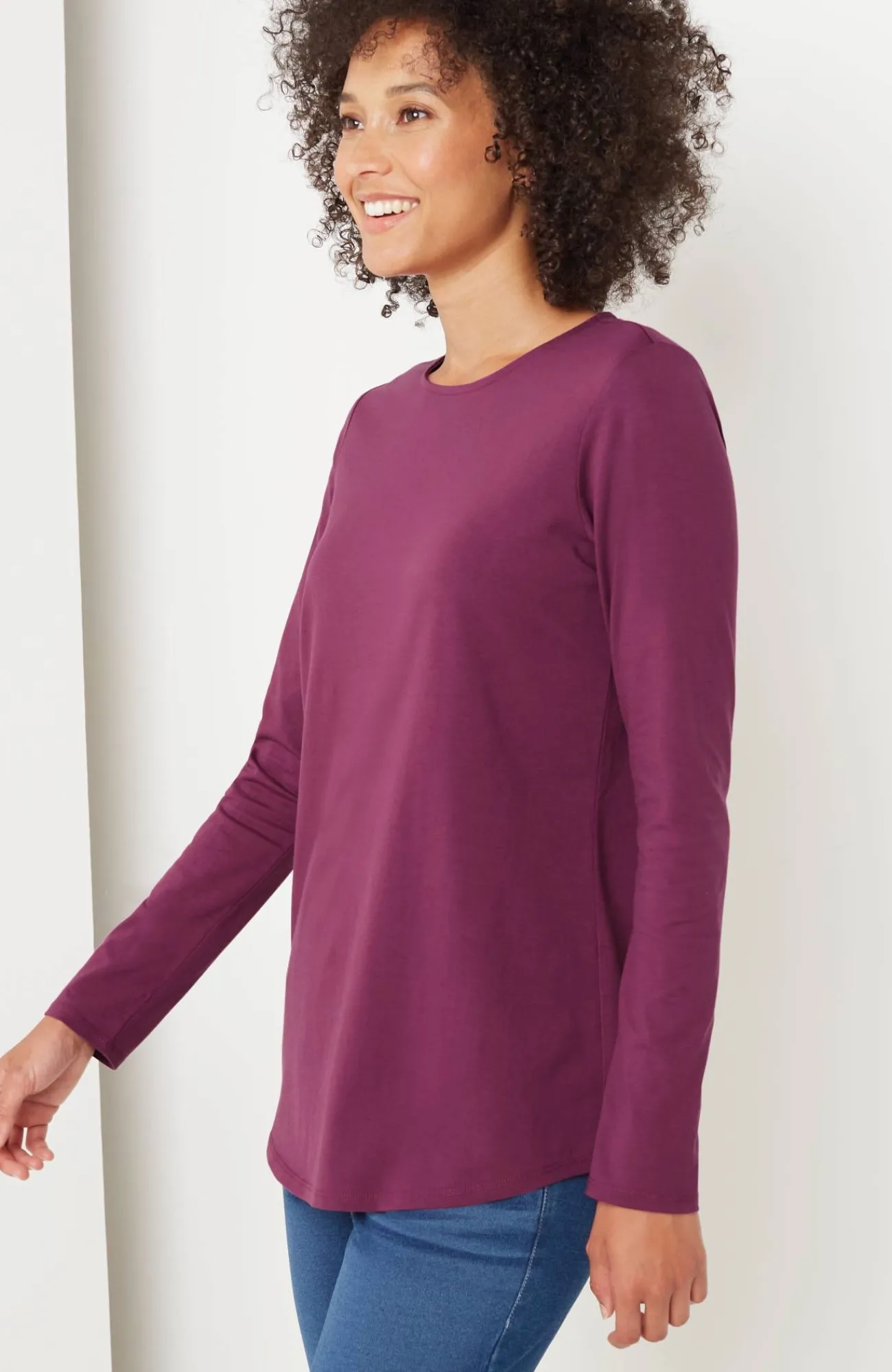 J.Jill Pure Jill Long-Sleeve Shirttail Tee New