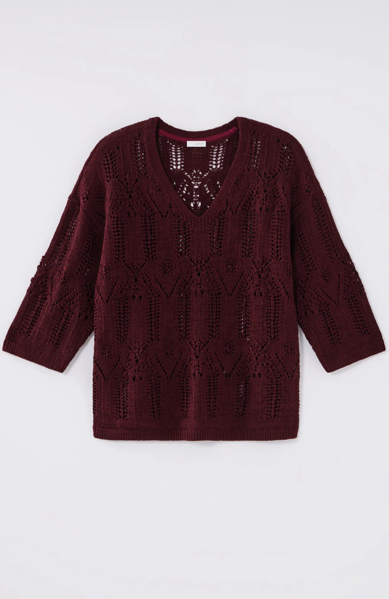 J.Jill Pure Jill Open-Textured V-Neck Sweater Sale