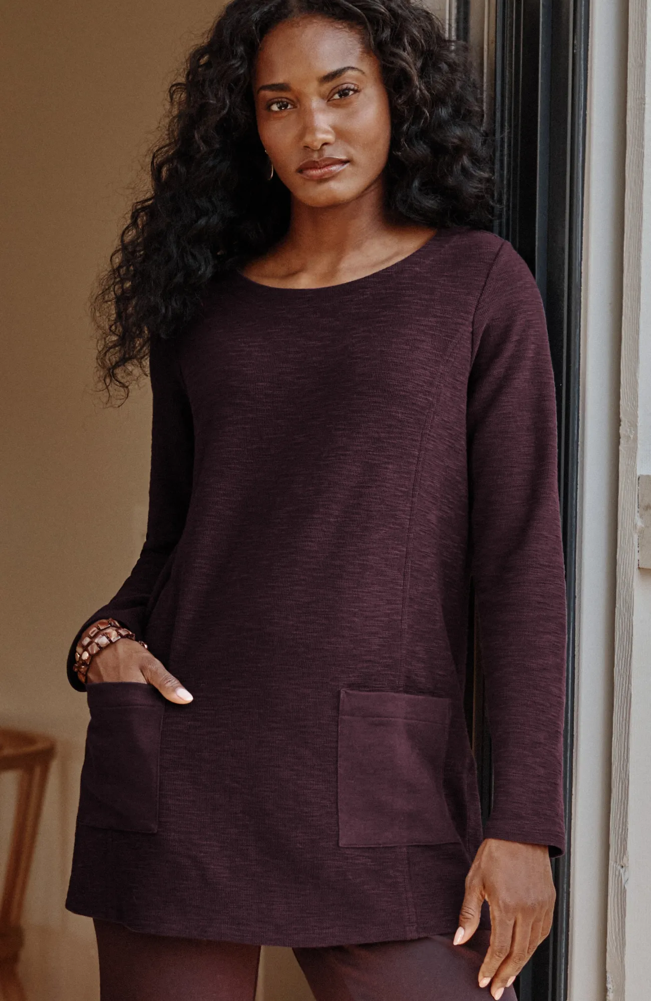 J.Jill Pure Jill Organically Grown Cotton A-Line Tunic Best