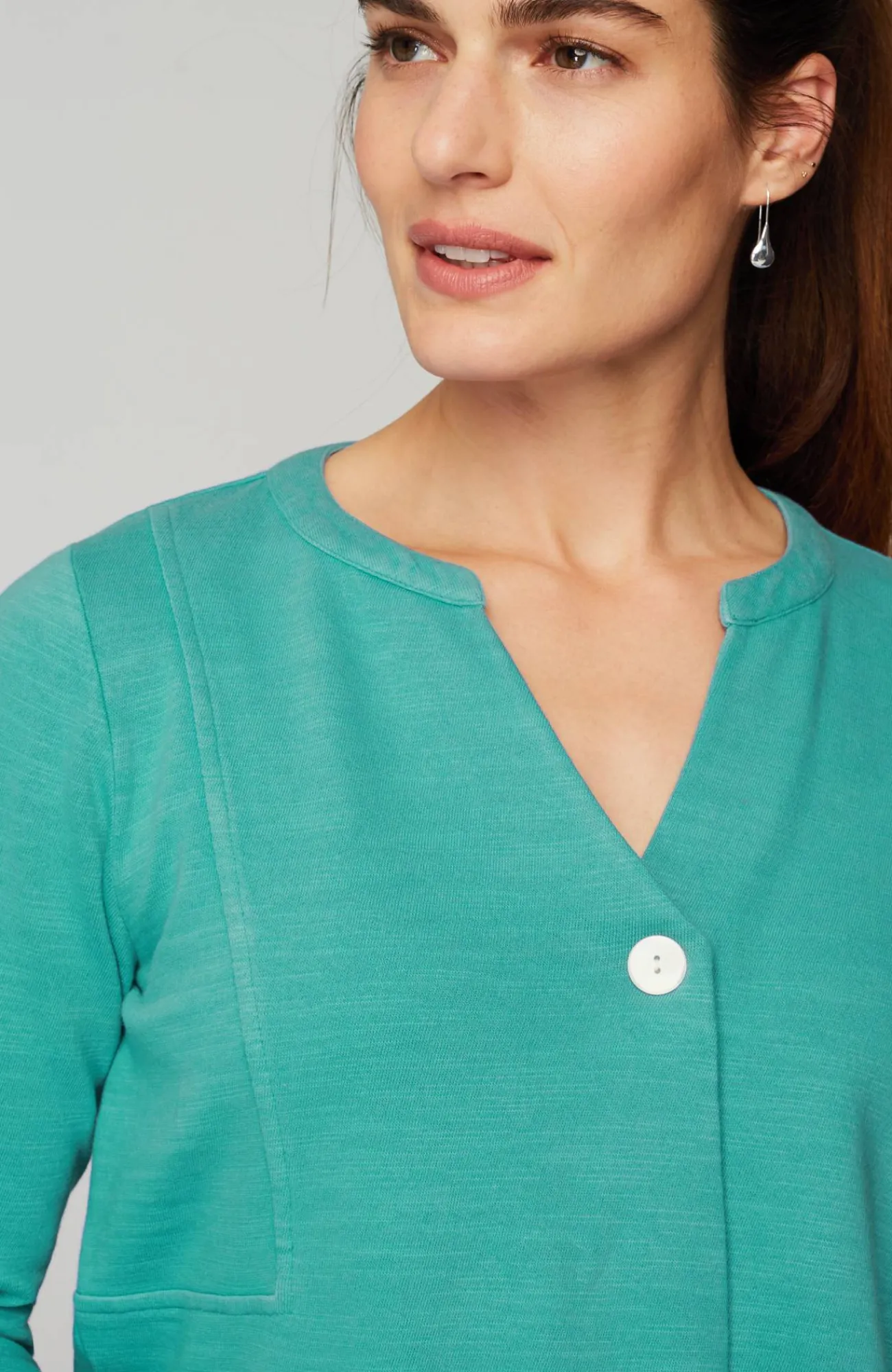 J.Jill Pure Jill Organically Grown Cotton Buttoned Top Online
