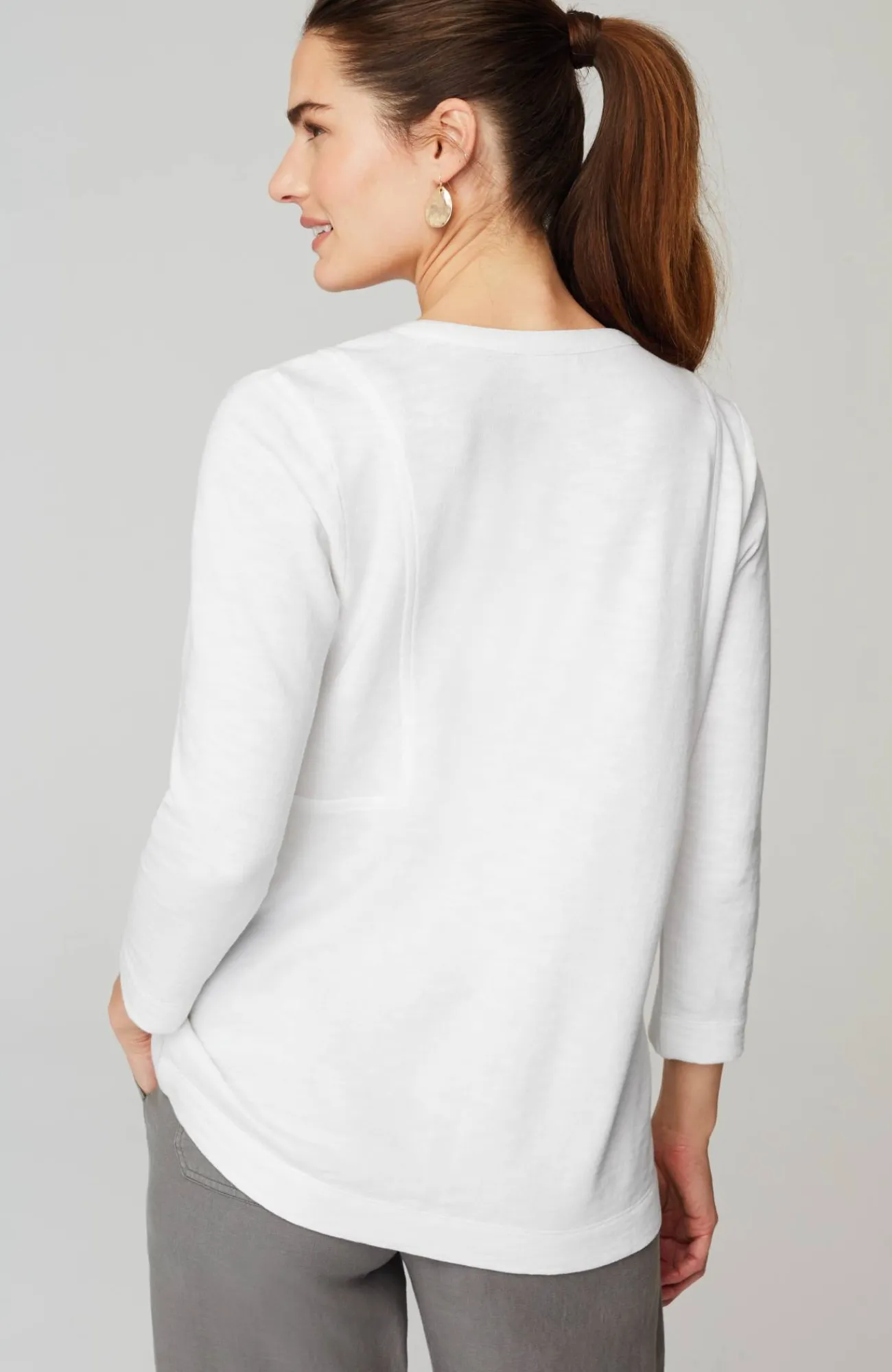 J.Jill Pure Jill Organically Grown Cotton Buttoned Top Online