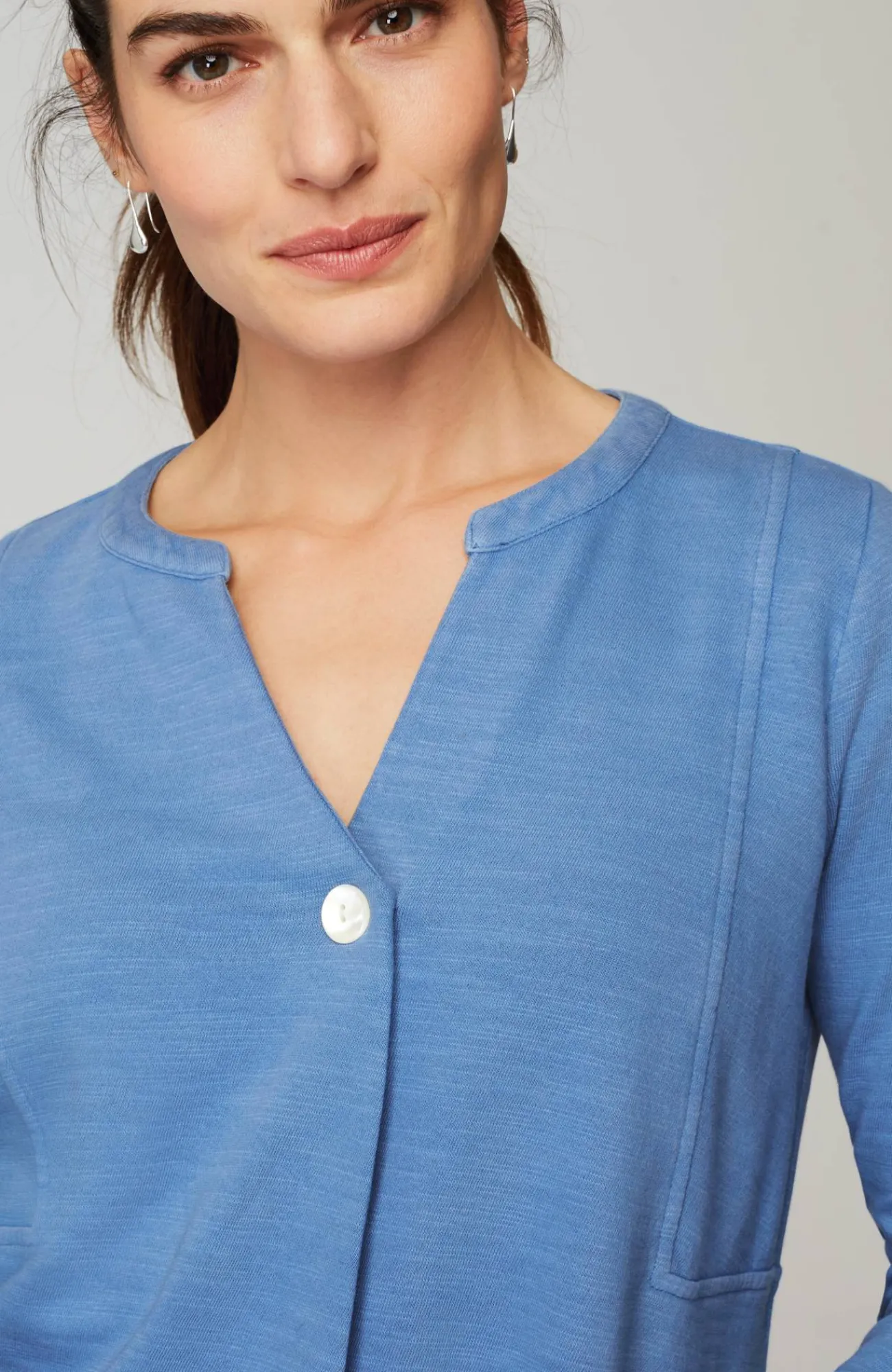 J.Jill Pure Jill Organically Grown Cotton Buttoned Top Online